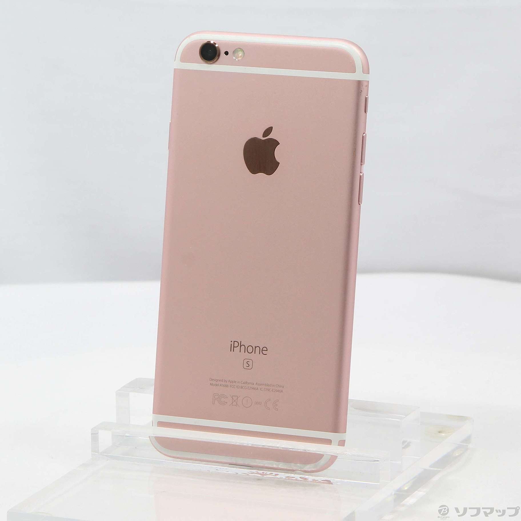 中古】iPhone6s 128GB ローズゴールド MKQW2J／A SIMフリー