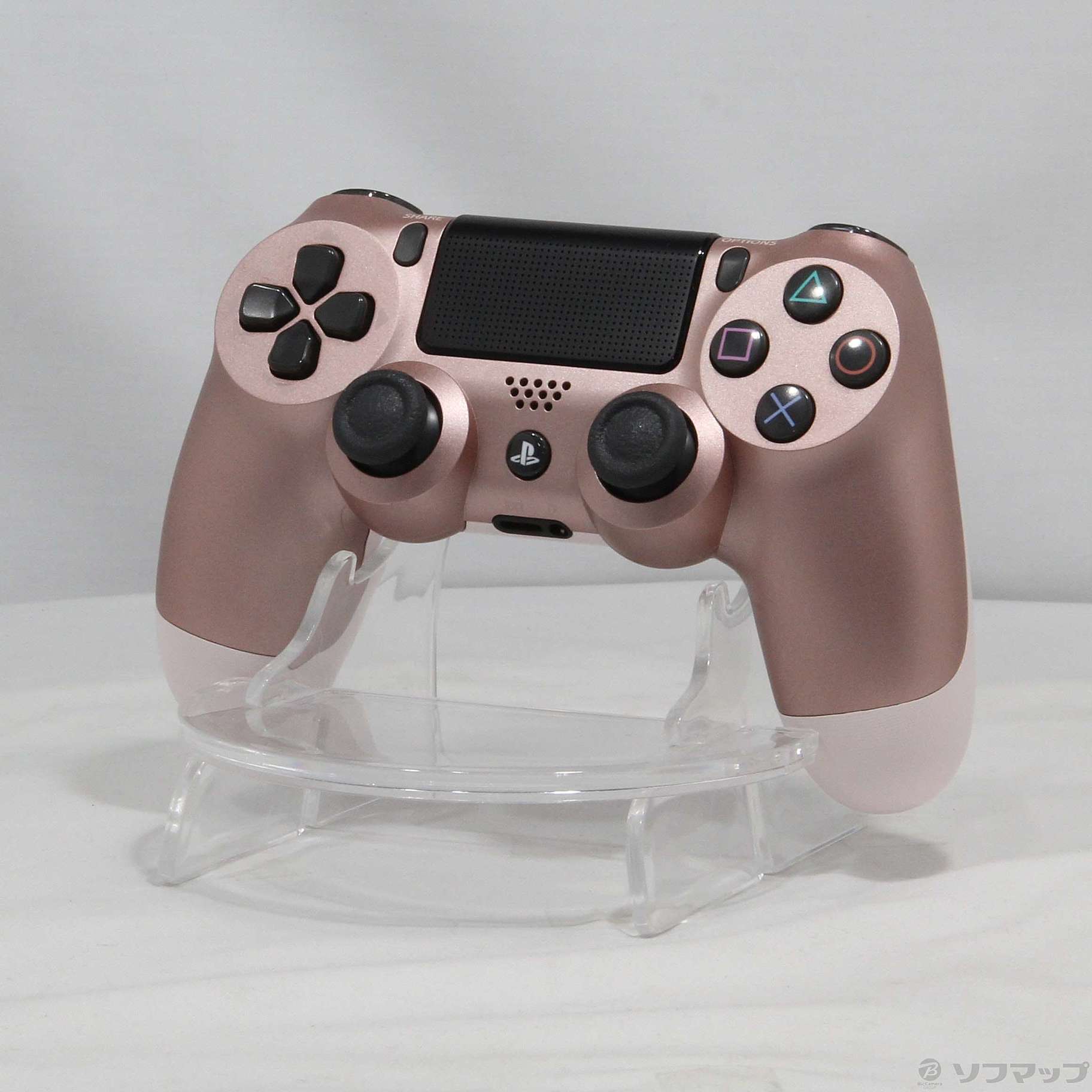 中古】ワイヤレスコントローラー DUALSHOCK4 ローズ・ゴールド CUH