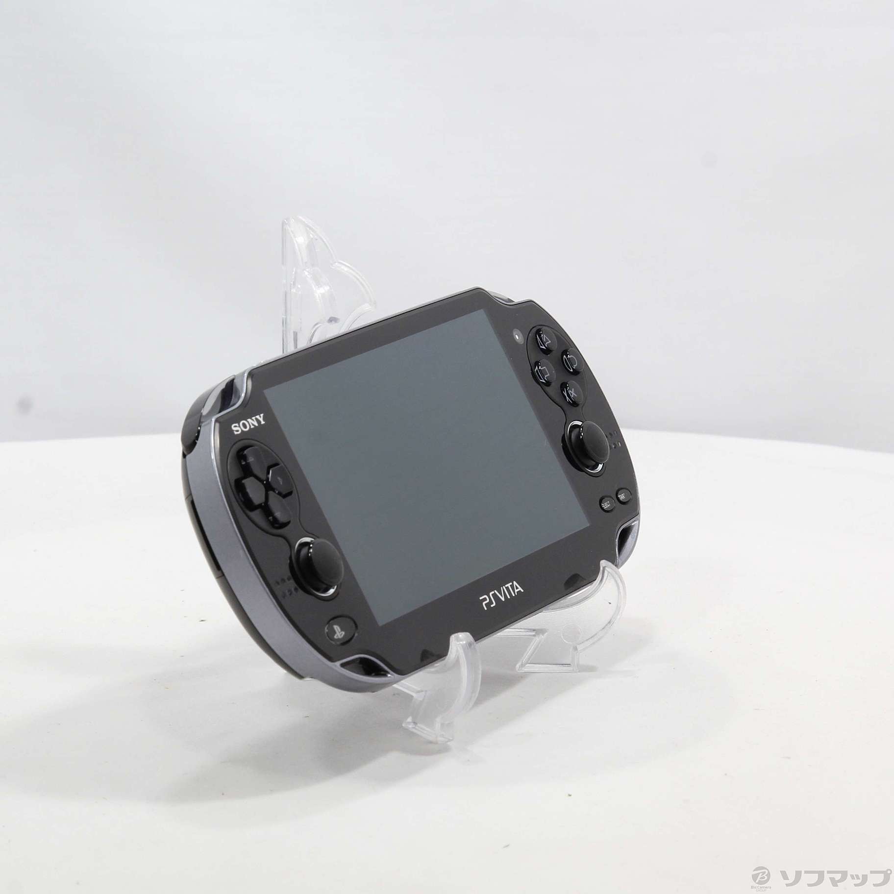 中古】PlayStation Vita 3G／WI-FIモデル クリスタルブラック PCH-1100