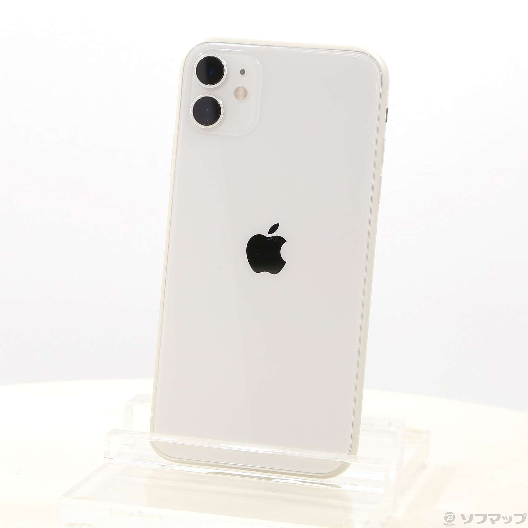 中古】iPhone11 128GB ホワイト MWM22J／A SIMフリー [2133046439720