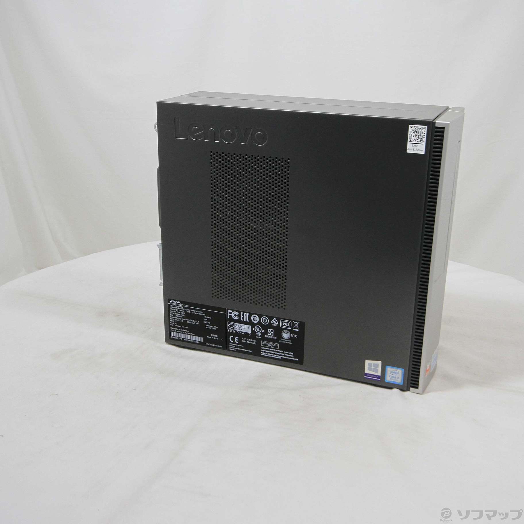 中古】Ideacentre 510S 90K8007WJP 〔Windows 10