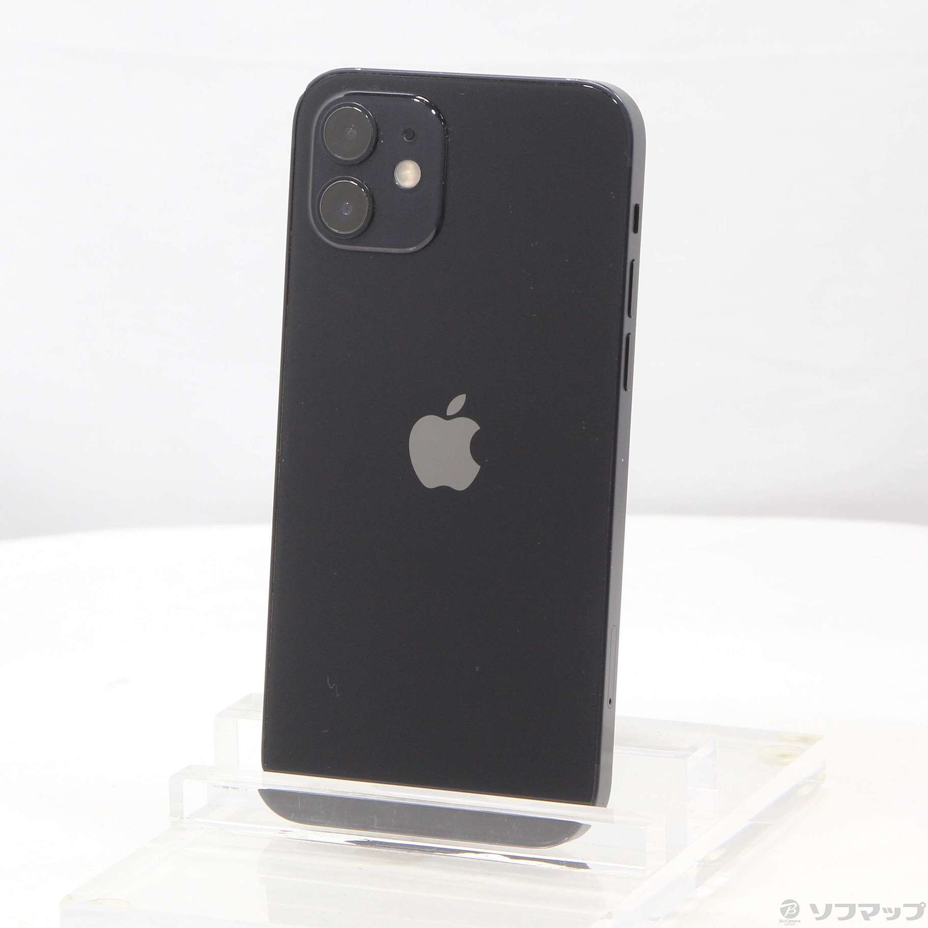 中古】iPhone12 64GB ブラック MGHN3J／A SIMフリー [2133046467815