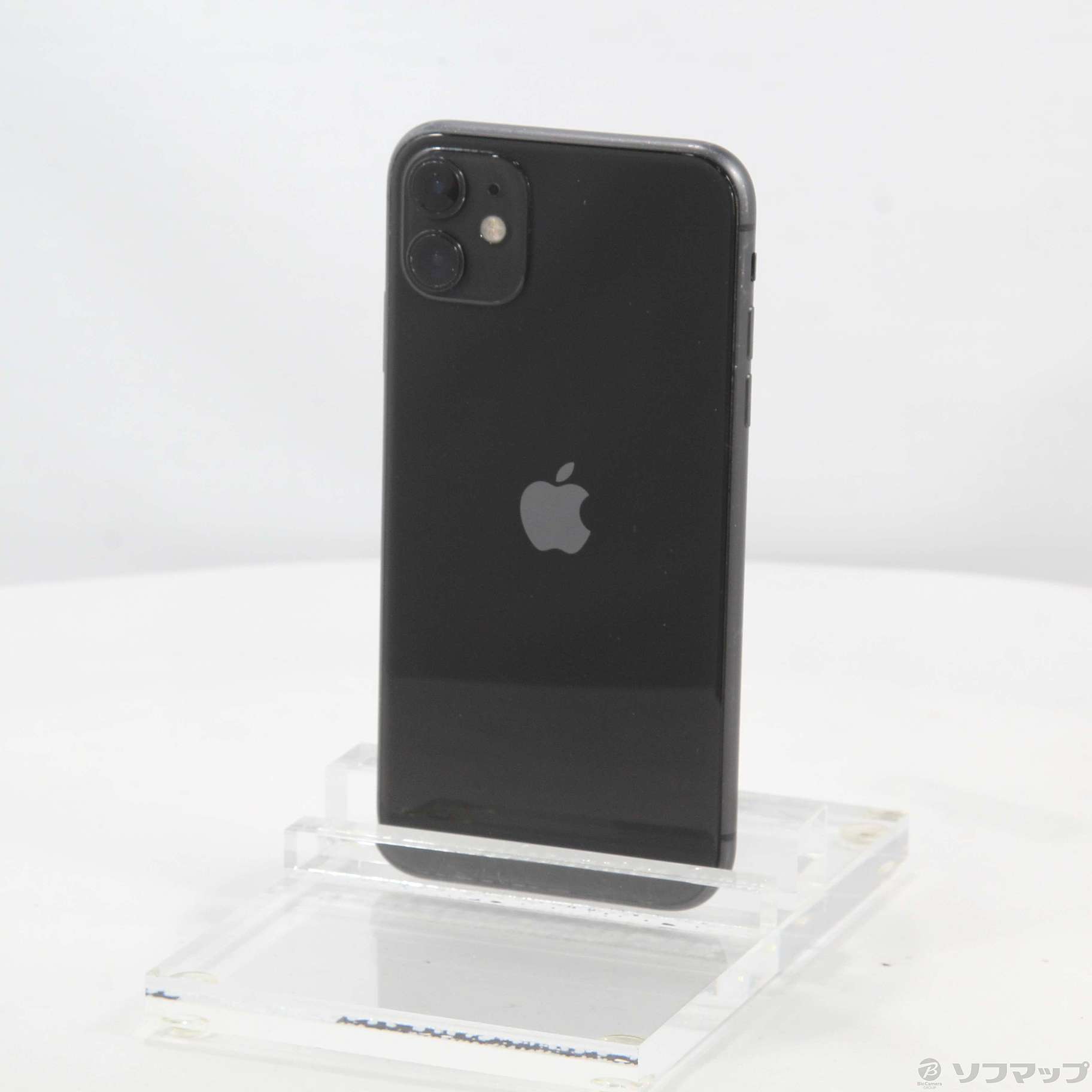 中古】iPhone11 64GB ブラック MWLT2J／A SIMフリー [2133046468522