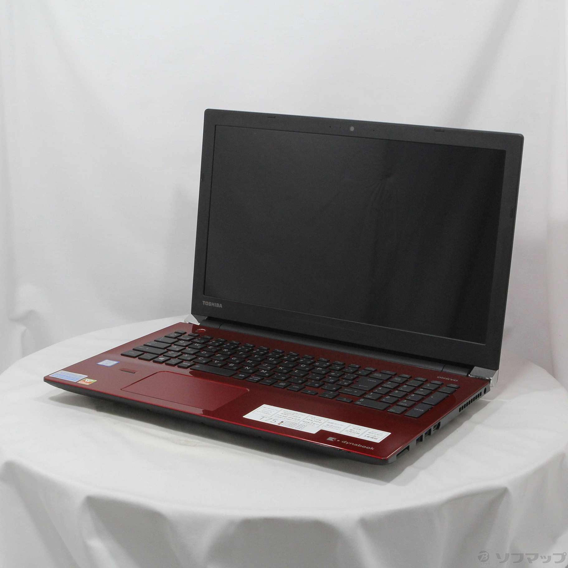 中古】dynabook T75／DR PT75DRS-BJA3 モデナレッド 〔Windows 10 