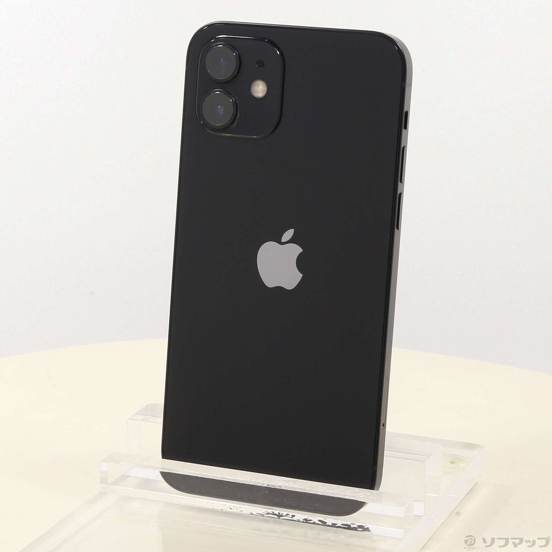 中古】iPhone12 64GB ブラック MGHN3J／A SIMフリー [2133046477975