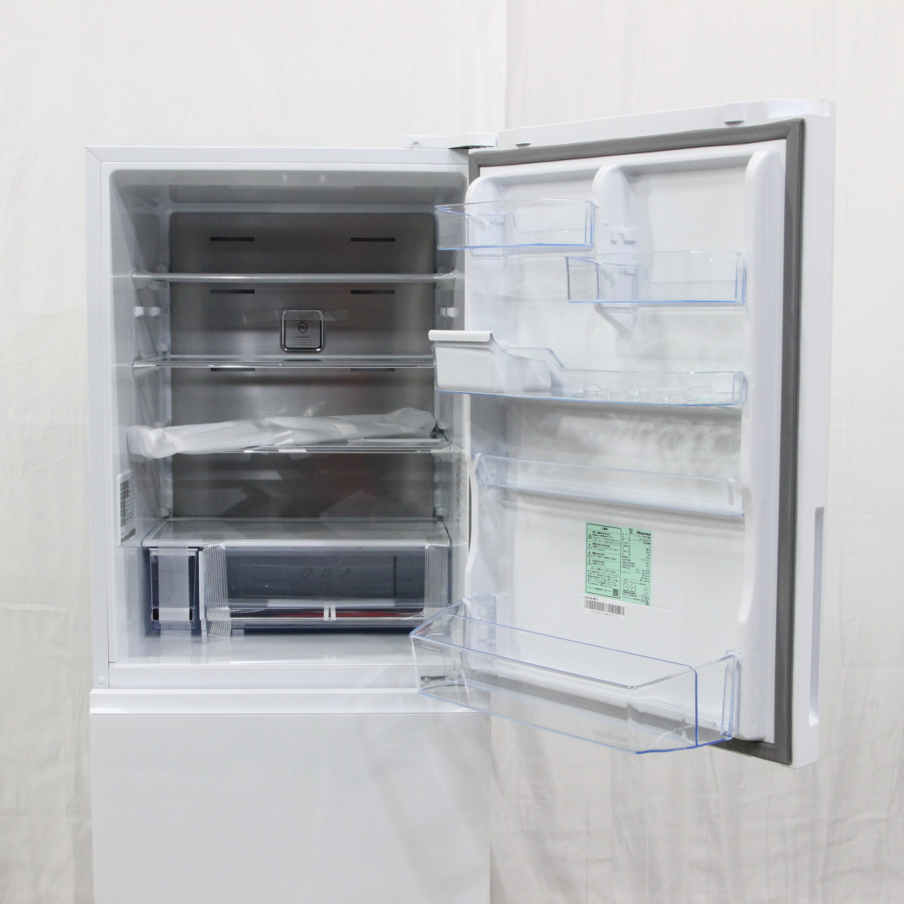 中古】〔展示品〕 冷蔵庫 ハイセンス ガラスホワイト HR-G3601W ［3 