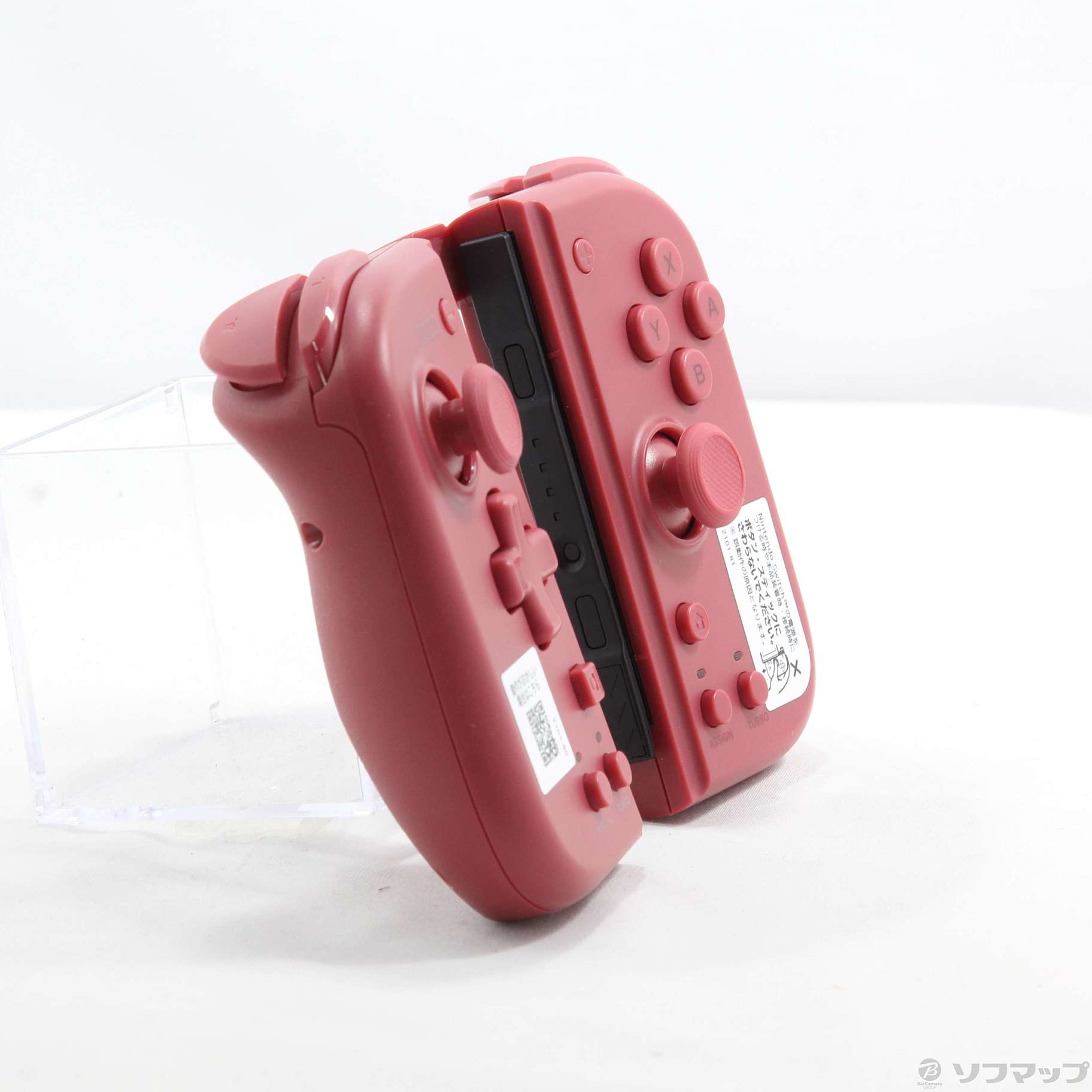 中古】グリップコントローラー Fit for Nintendo Switch APRICOT