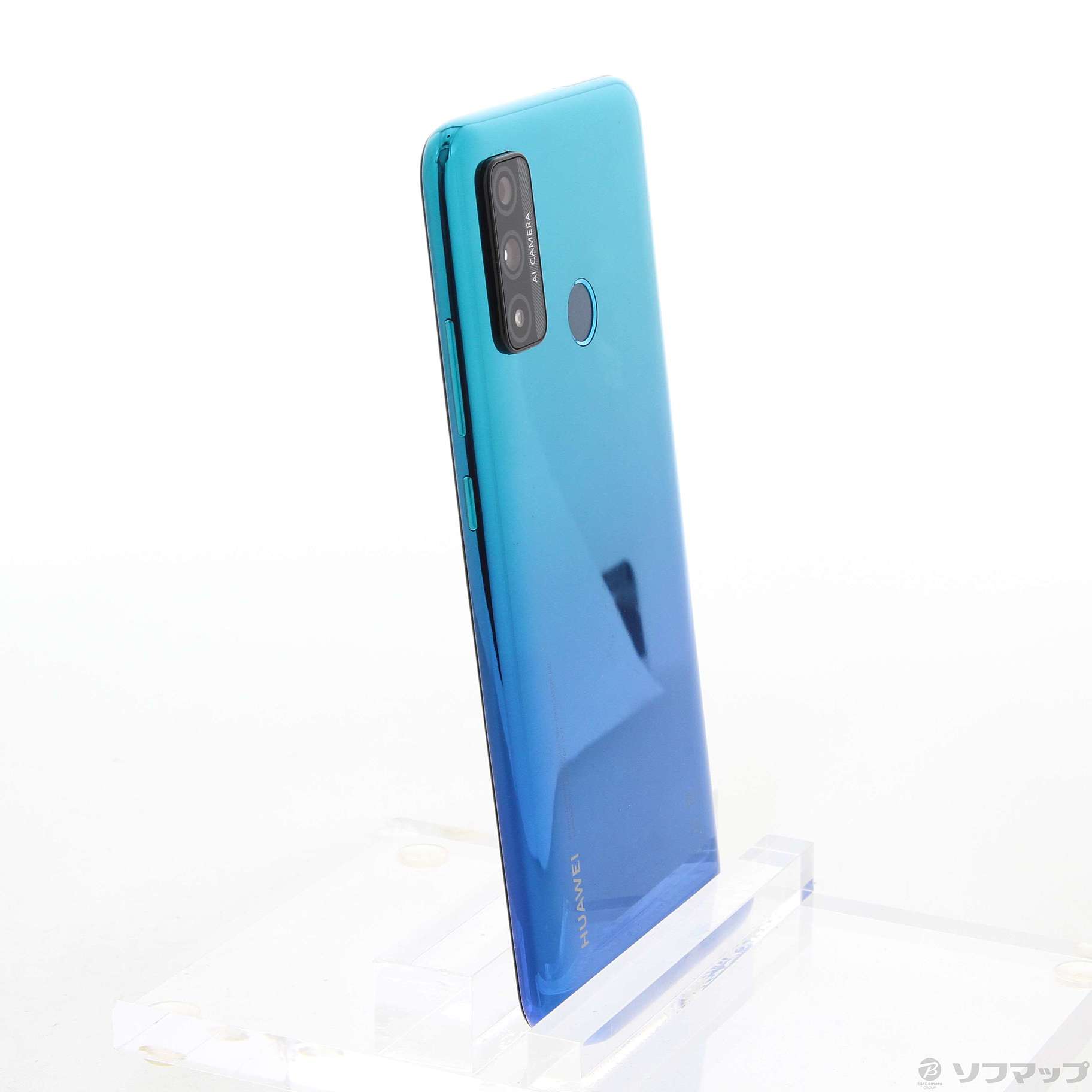 中古】HUAWEI nova lite3+ 128GB オーロラブルー POT-LX2J SIMフリー