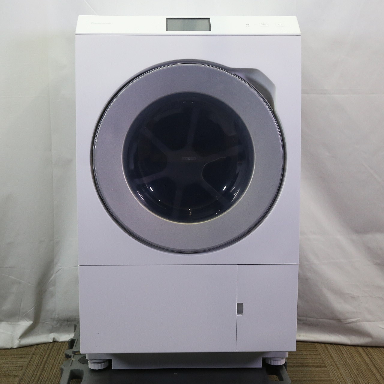 〔中古品〕 ドラム式洗濯乾燥機 LXシリーズ マットホワイト NA-LX129BL-W ［洗濯12.0kg ／乾燥6.0kg ／ヒートポンプ乾燥  ／左開き］