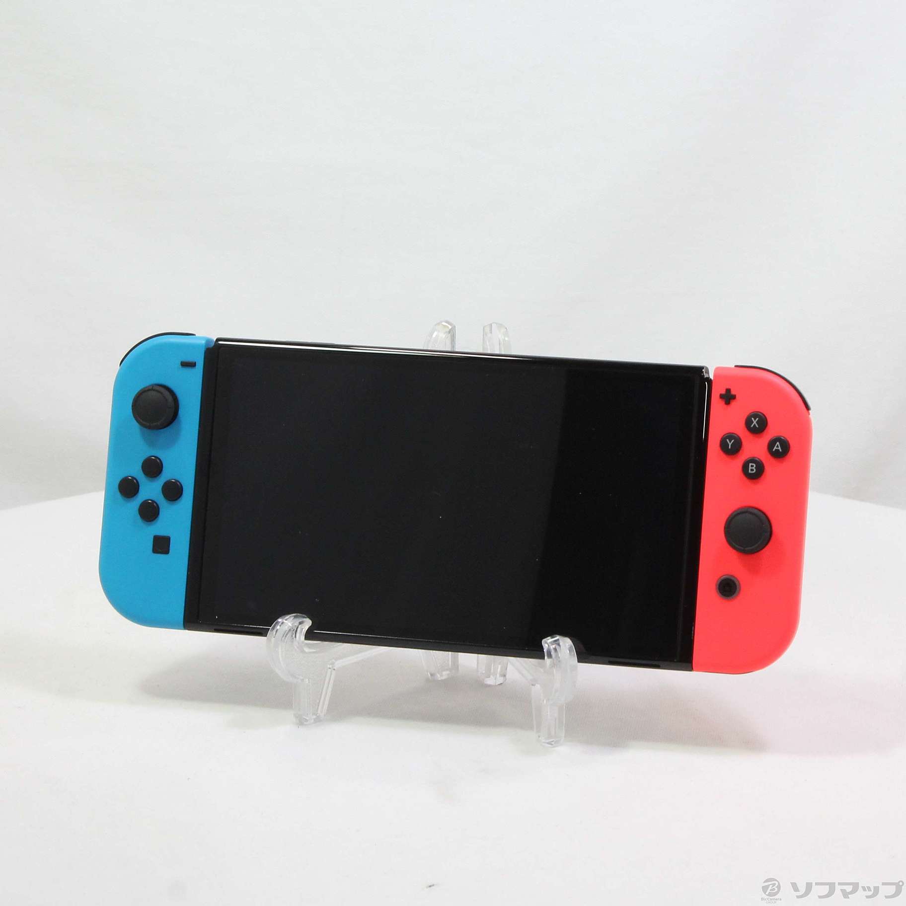 中古】Nintendo Switch 有機ELモデル Joy-Con(L) ネオンブルー／(R