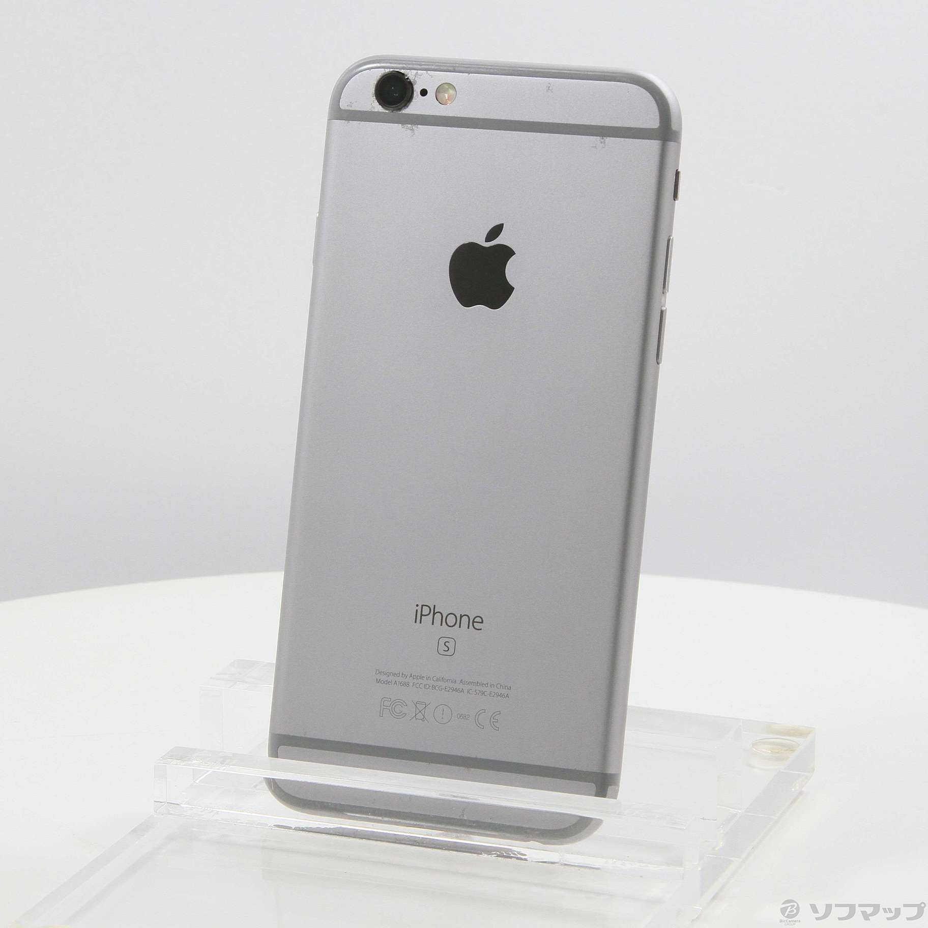 中古】iPhone6s 16GB スペースグレイ MKQJ2J／A SoftBank