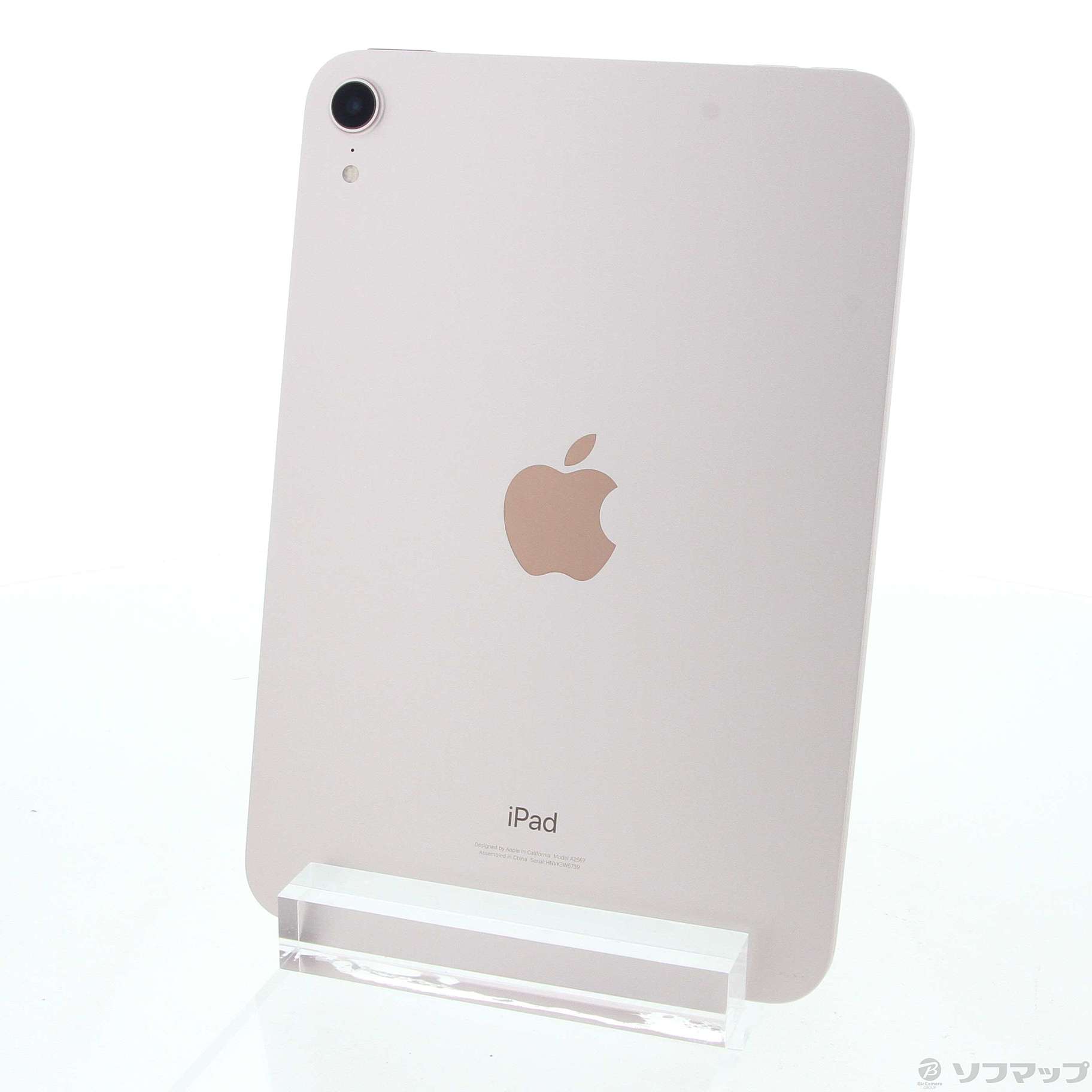 中古】iPad mini 第6世代 256GB ピンク MLWR3J／A Wi-Fi 
