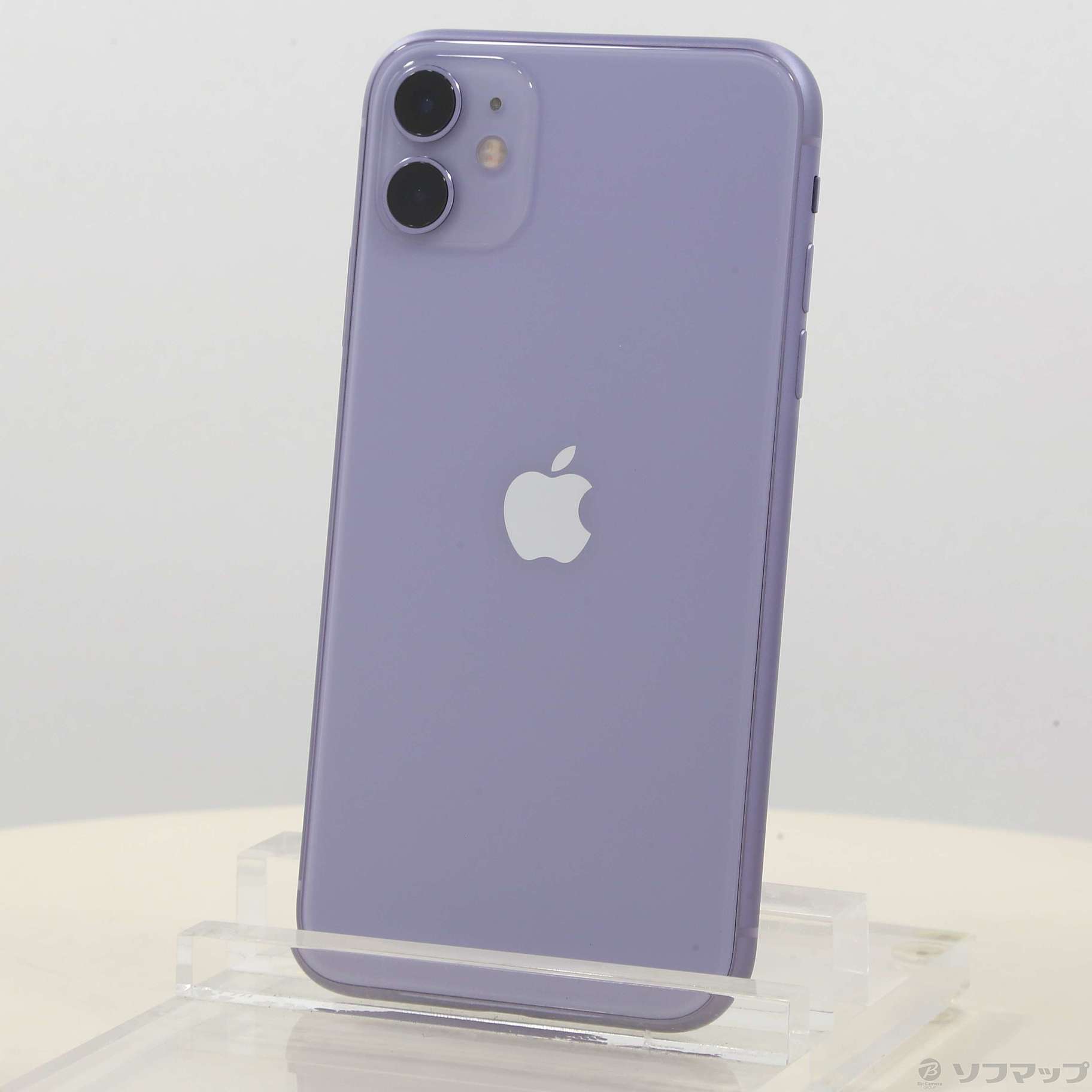 中古】iPhone11 64GB パープル MWLX2J／A SIMフリー