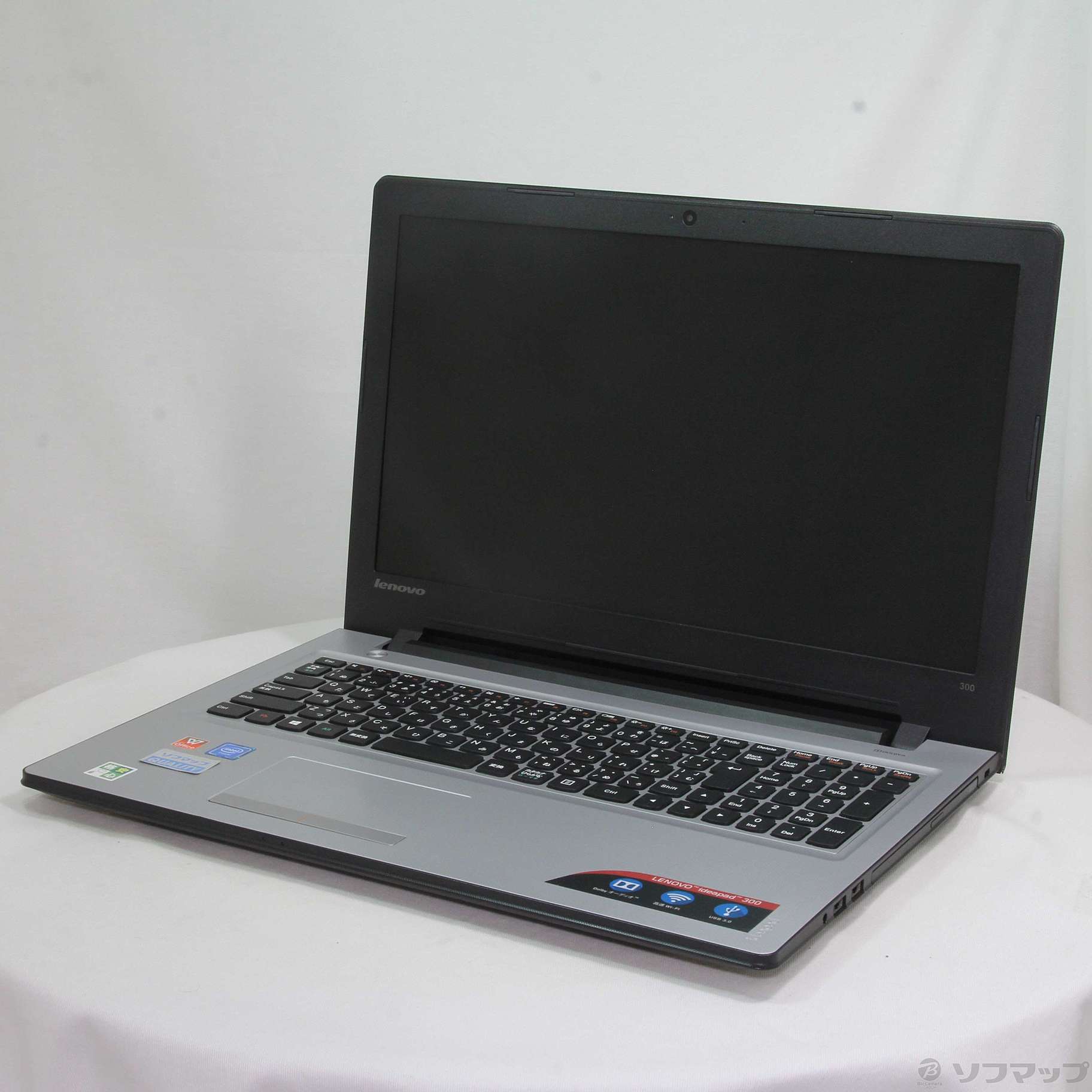 中古】格安安心パソコン ideapad 300 80M300GUJP プラチナシルバー