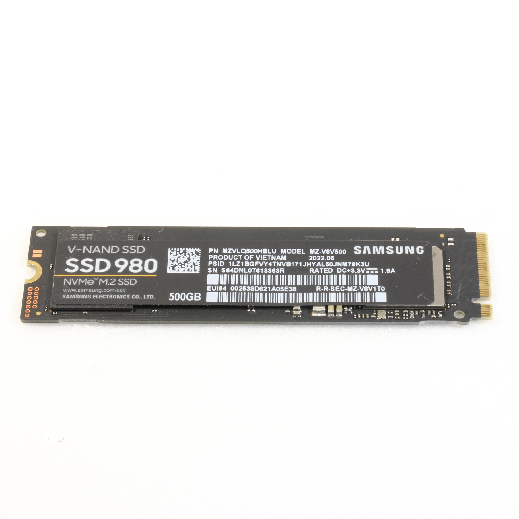 中古】〔展示品〕 SAMSUNG 980 MZ-V8V500B／IT [2133046541485