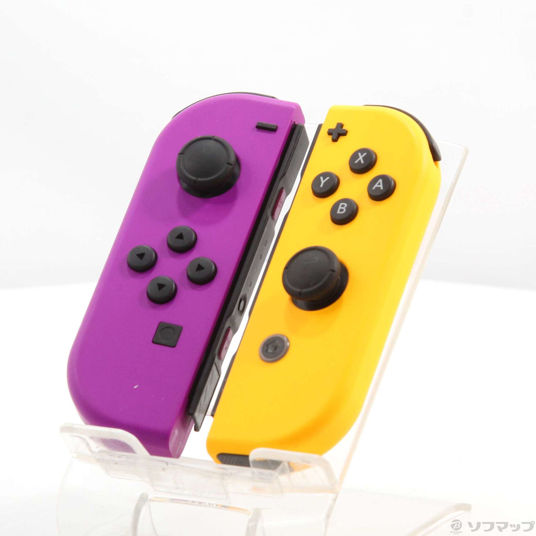 中古】Nintendo Switch Joy-Con (L) ネオンパープル ／ (R) ネオン