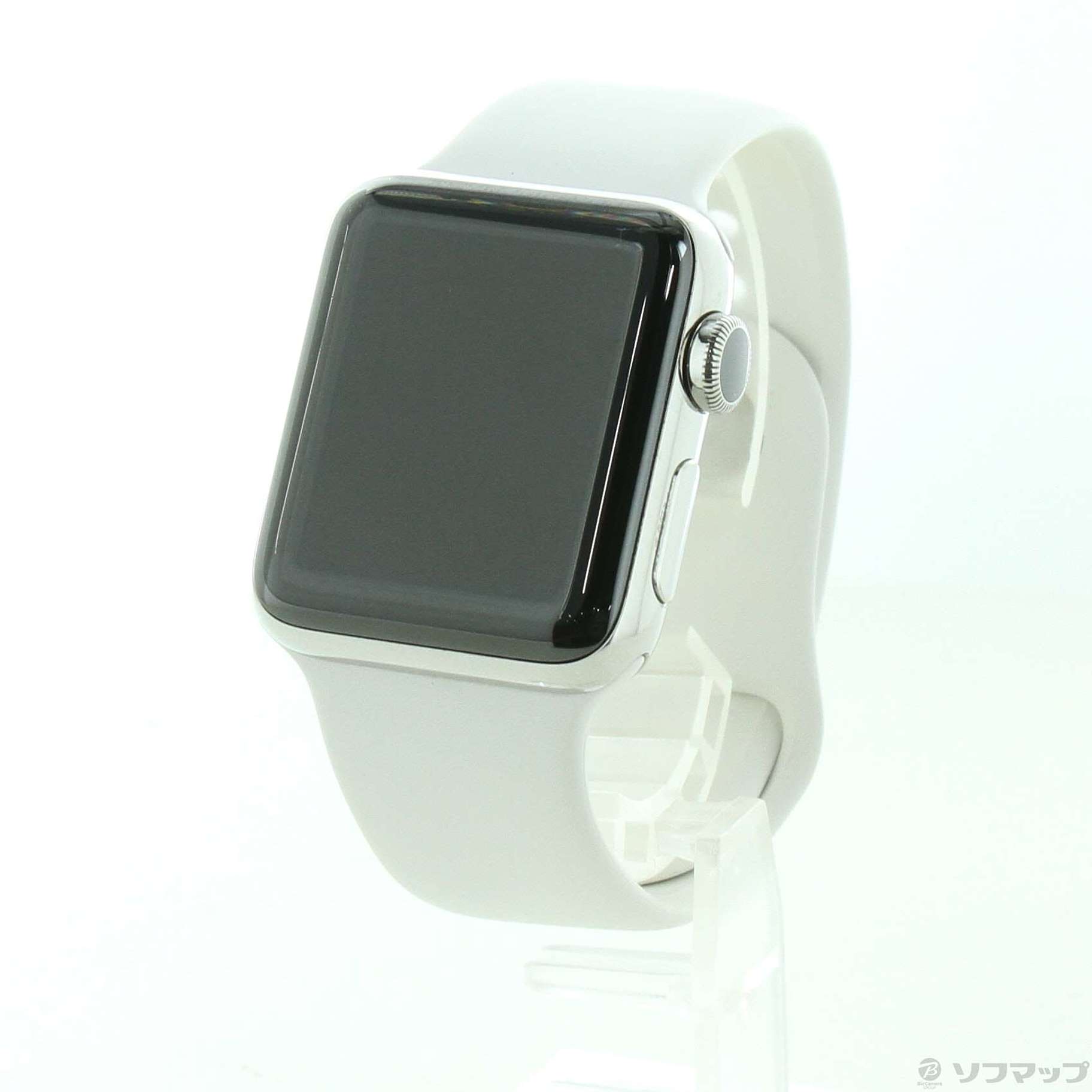 Apple Watch Series 2 38mm ステンレススチールケース ホワイトスポーツバンド