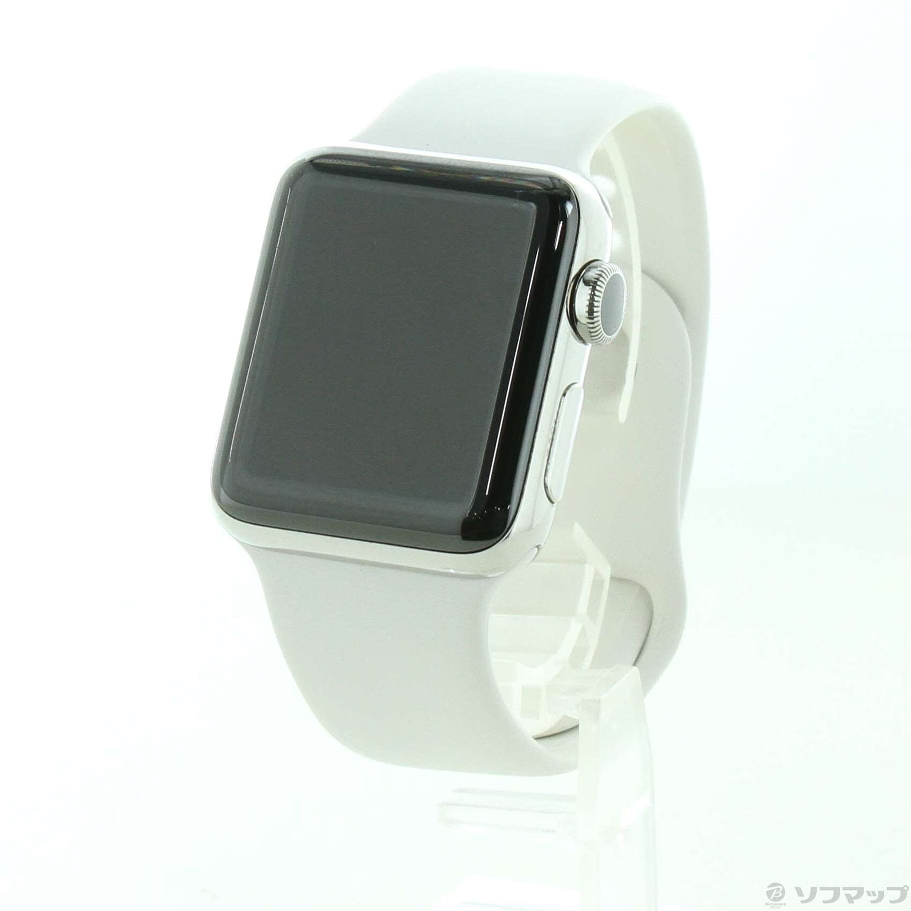 中古】Apple Watch Series 2 38mm ステンレススチールケース ホワイト