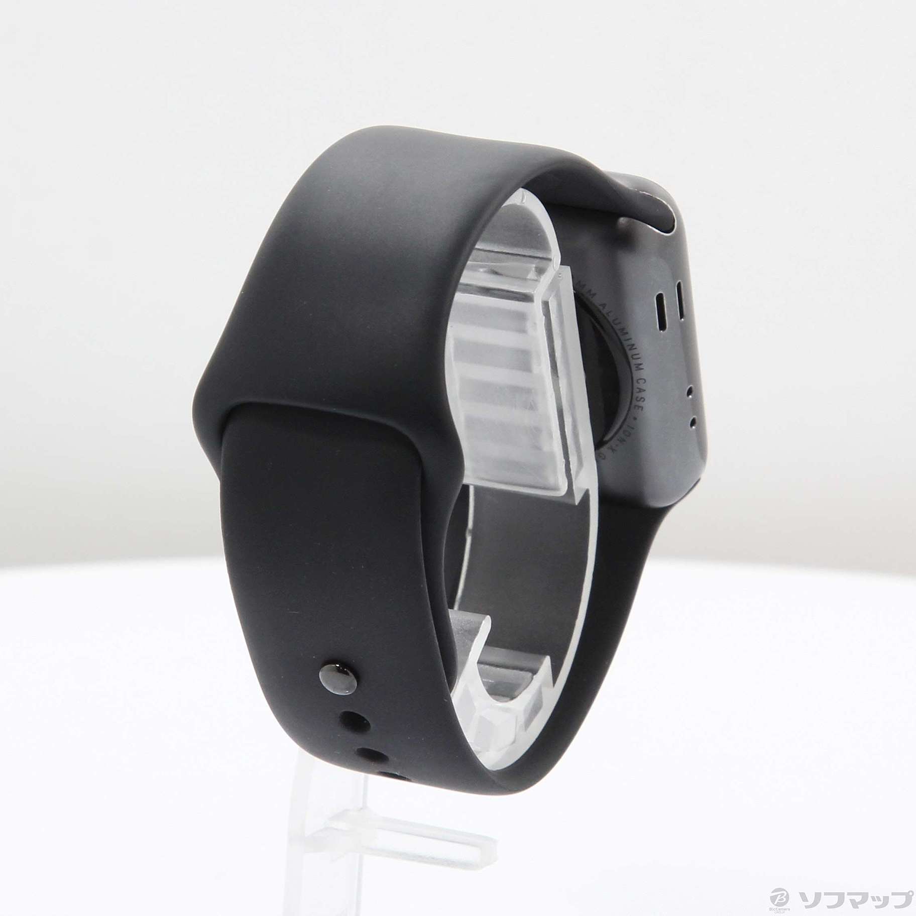 Apple Watch Series3 放る 38mm ブラックスポーツバンド GPS