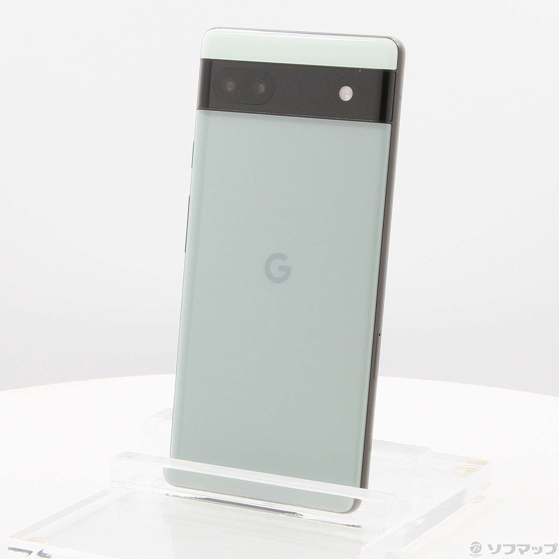 中古】Google Pixel 6a 128GB セージ GB17L auロック解除SIMフリー