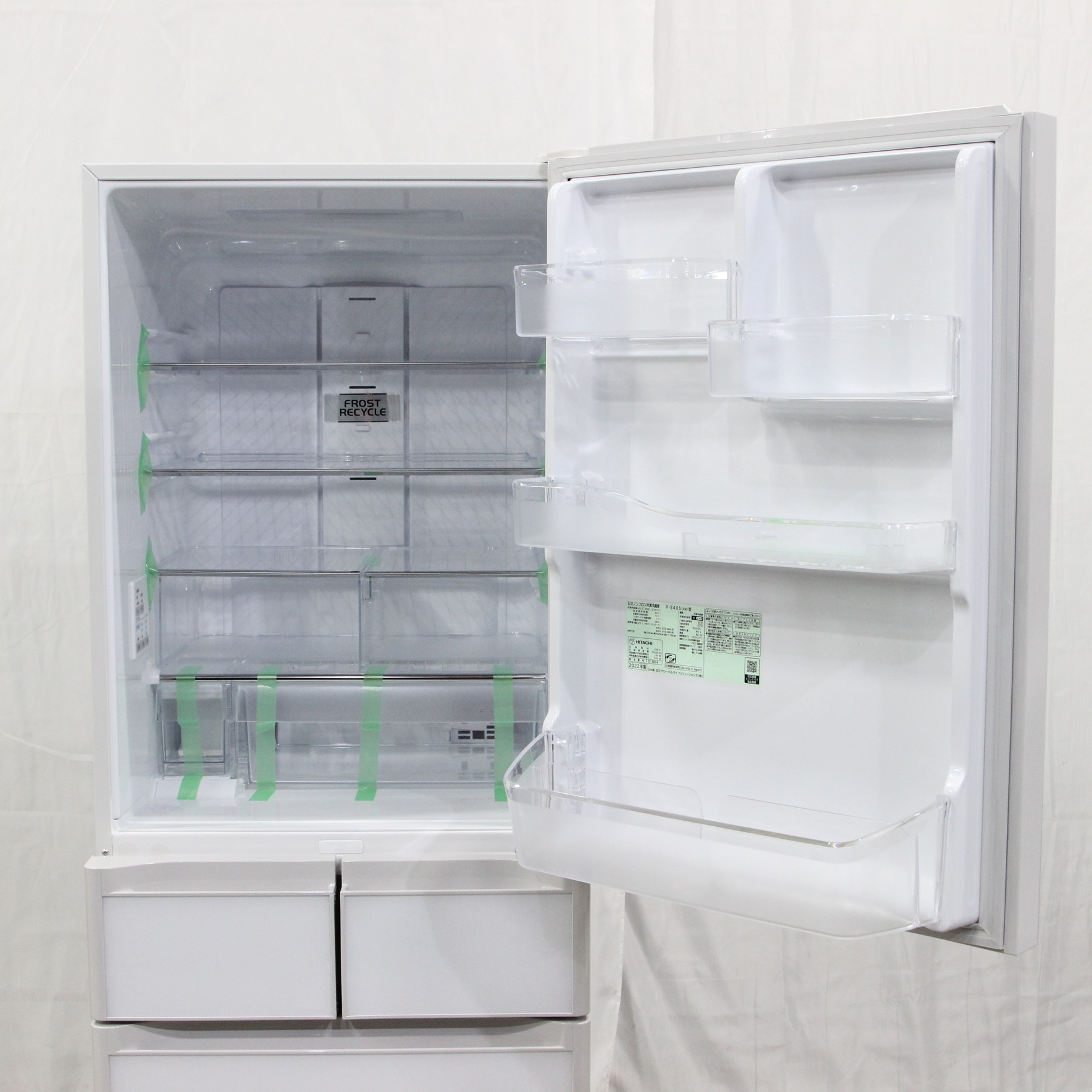 中古】〔展示品〕 冷蔵庫 Sタイプ クリスタルホワイト R-S40S-XW