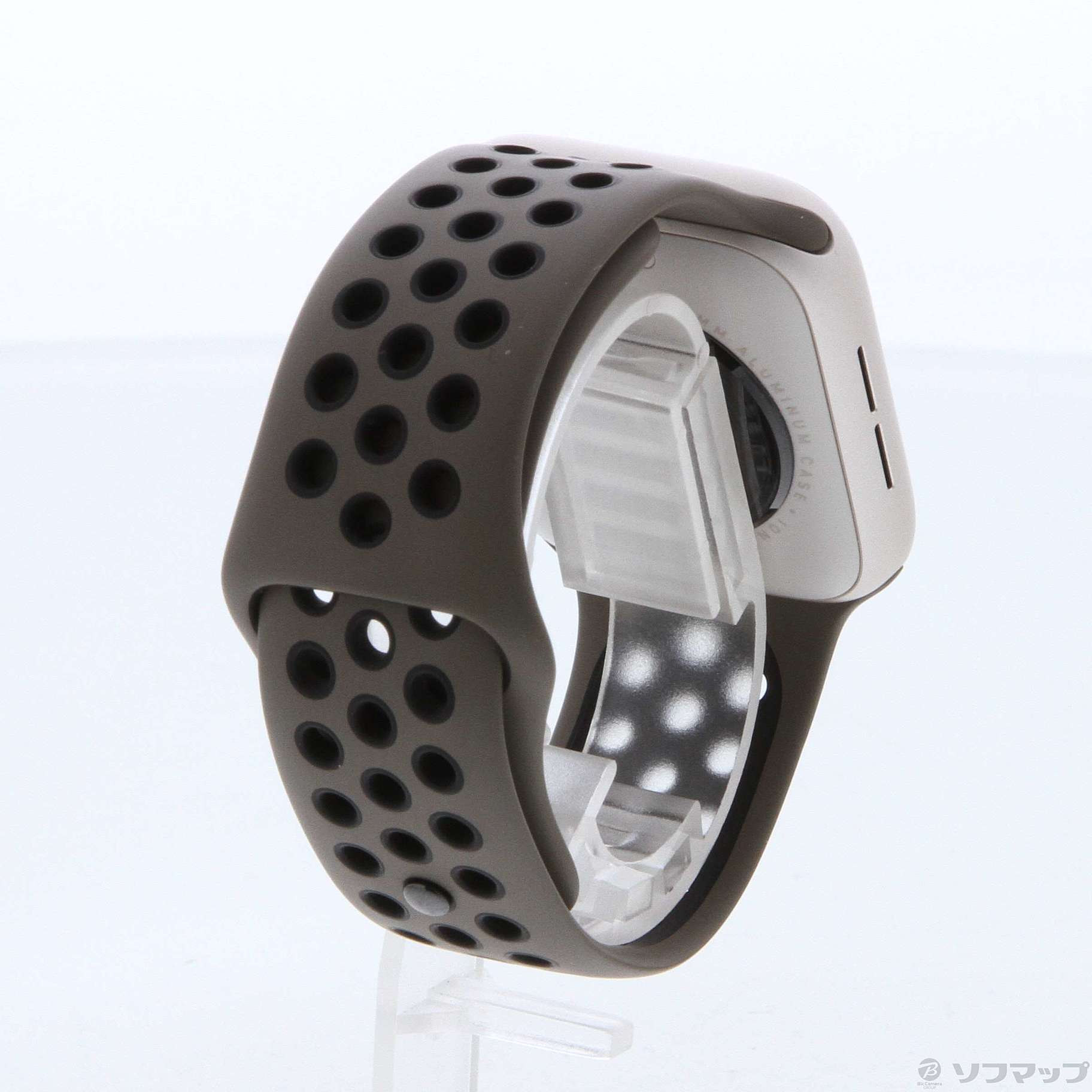 Apple Watch SE 第2世代 GPS 44mm スターライトアルミニウムケース オリーブグレー／ブラックNikeスポーツバンド
