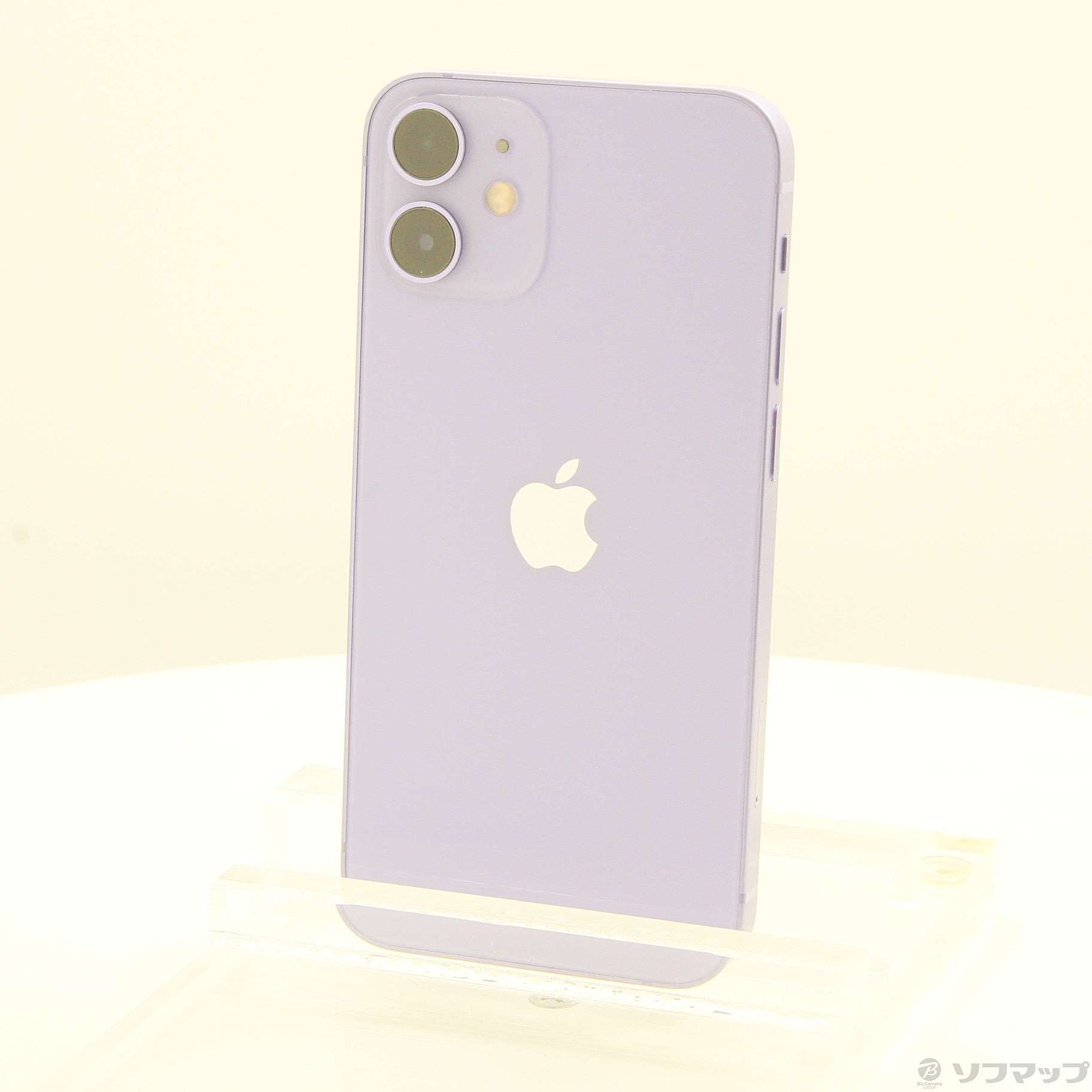 中古】iPhone12 mini 64GB パープル MJQC3J／A SIMフリー