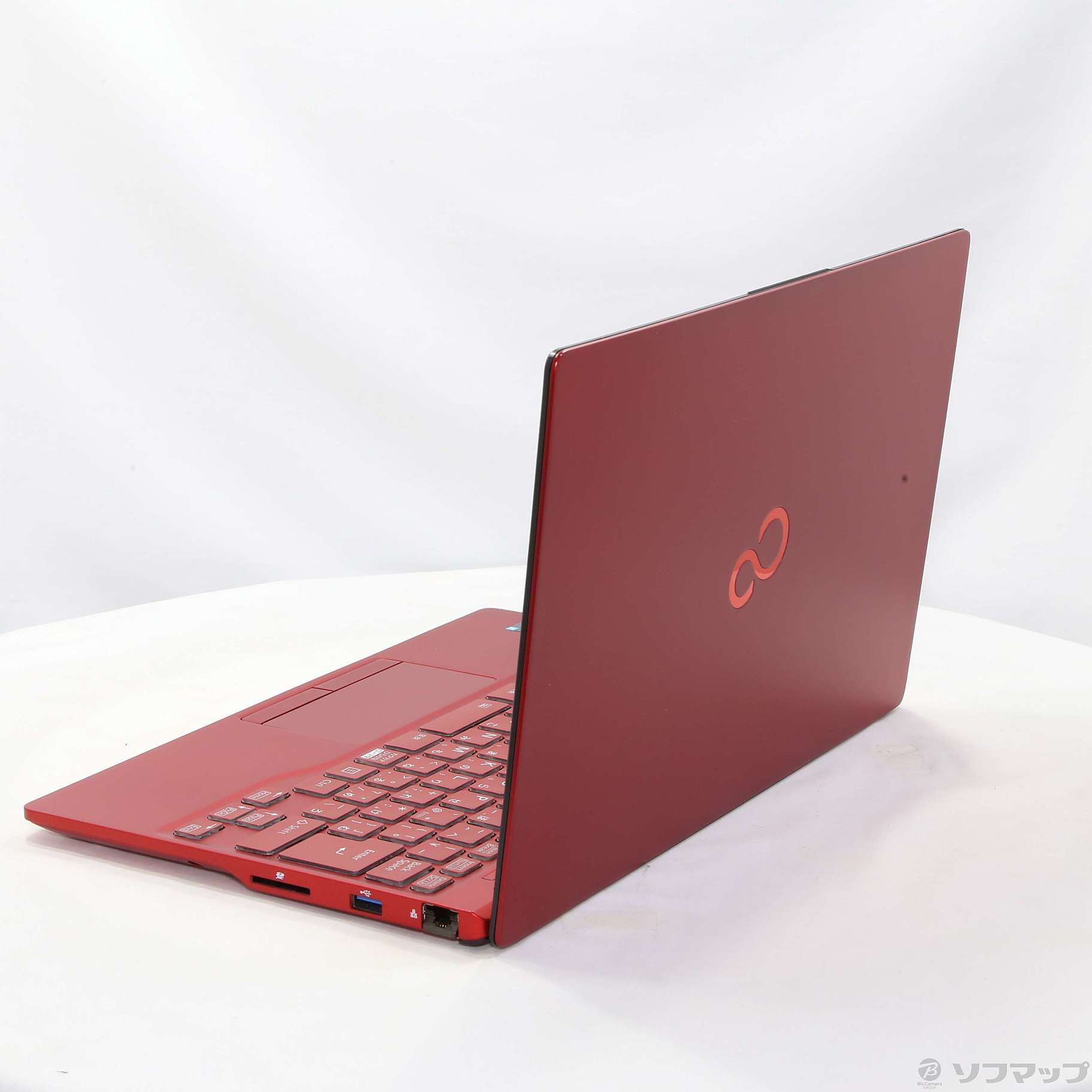 中古】〔展示品〕 LIFEBOOK UH90／F3 FMVU90F3R ガーネットレッド