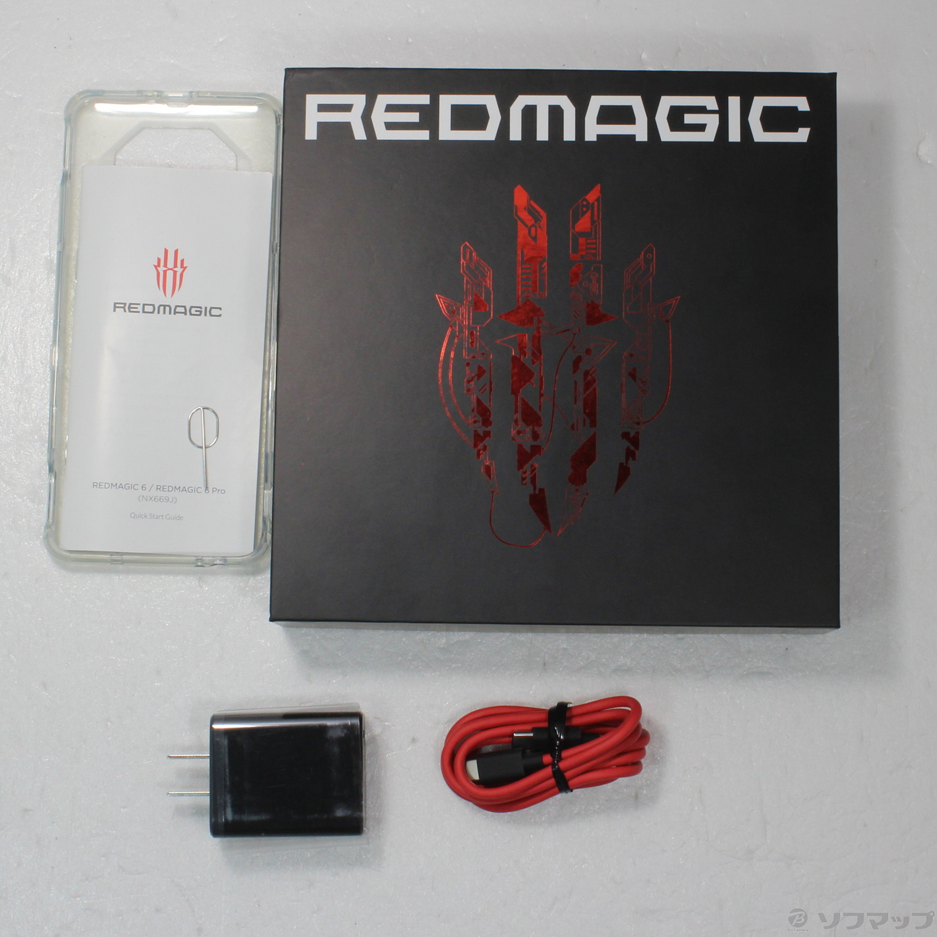 中古】RedMagic 6 Pro 256GB シルバー NX669JP SIMフリー