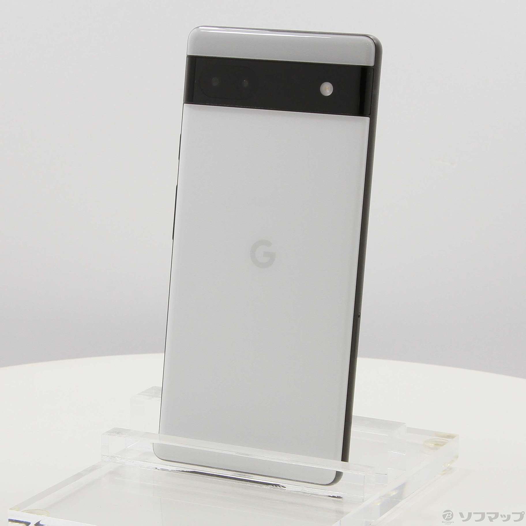 グリーン・ホワイト系 完成品♪ Google Pixel 6a チョーク 128GB SIM