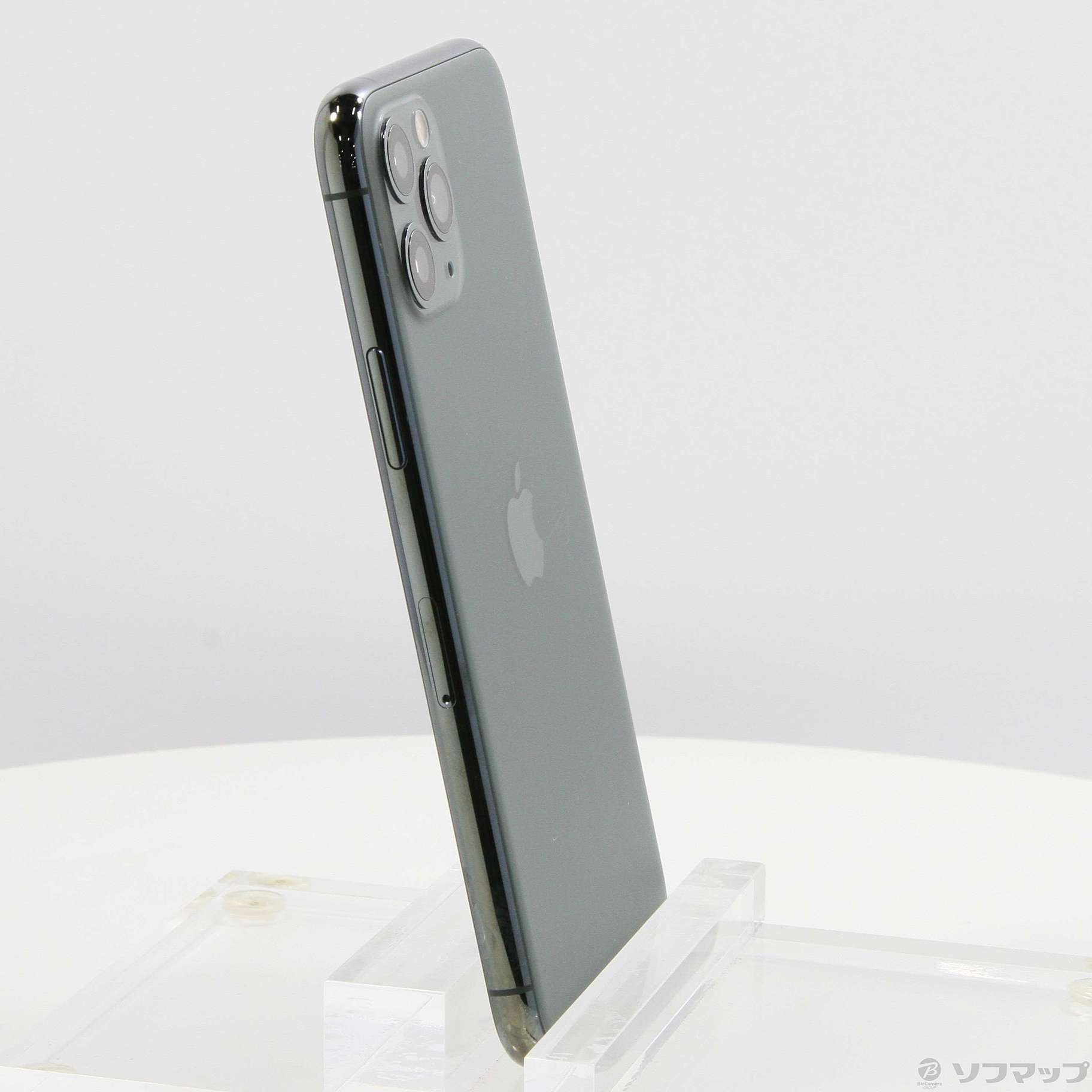 中古】iPhone11 Pro 256GB ミッドナイトグリーン MWCC2J／A SoftBank