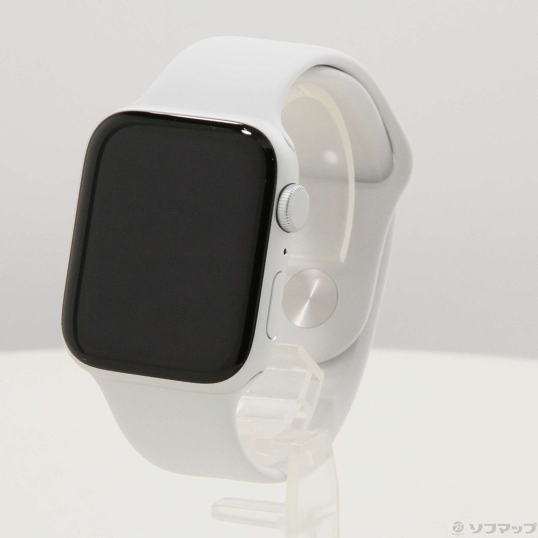 Apple Watch SE 第2世代 GPS 44mm シルバーアルミニウムケース ホワイトスポーツバンド
