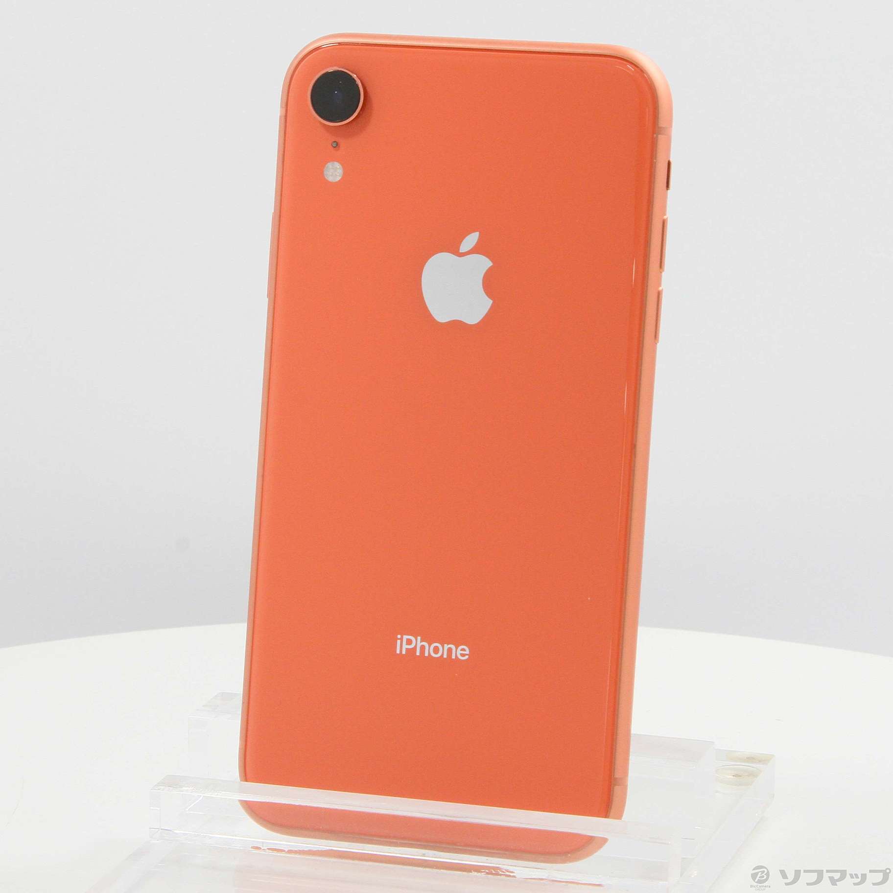 中古】iPhoneXR 128GB コーラル MT0T2J／A SoftBank [2133046641512