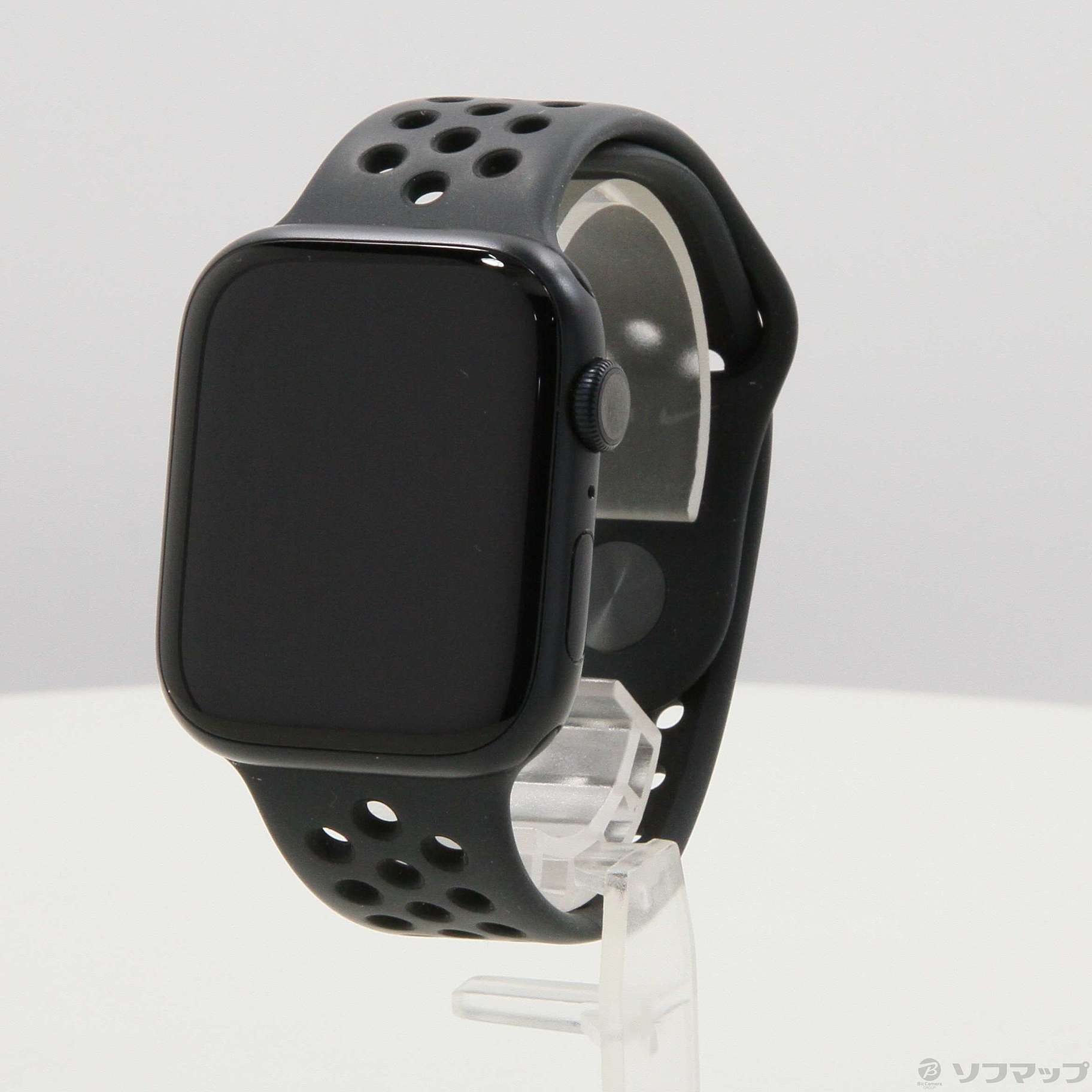 Apple Watch Series 7 Nike GPS 45mm ミッドナイトアルミニウムケース アンスラサイト／ブラックNIKEスポーツバンド