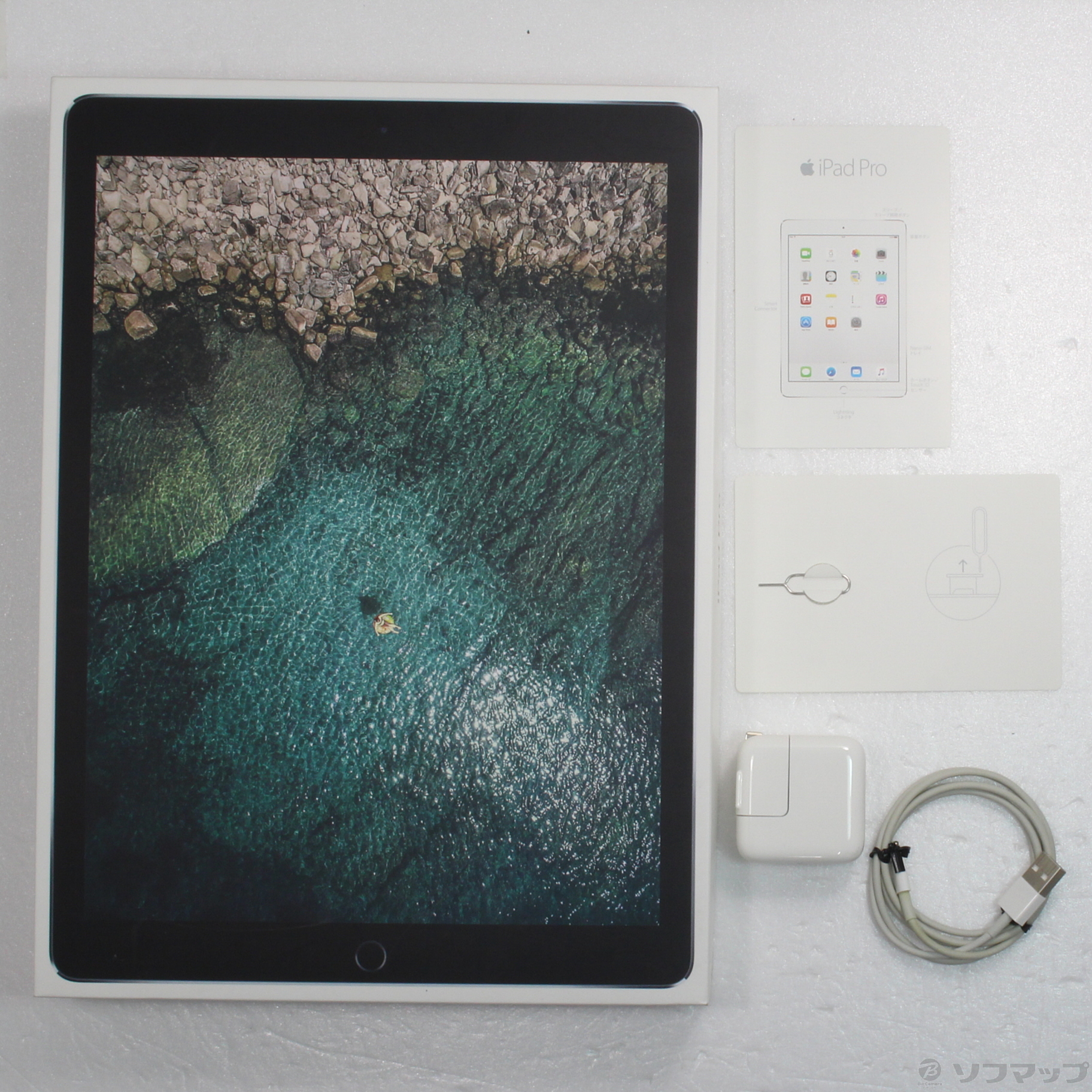 中古】iPad Pro 12.9インチ 第2世代 64GB スペースグレイ MQED2J／A