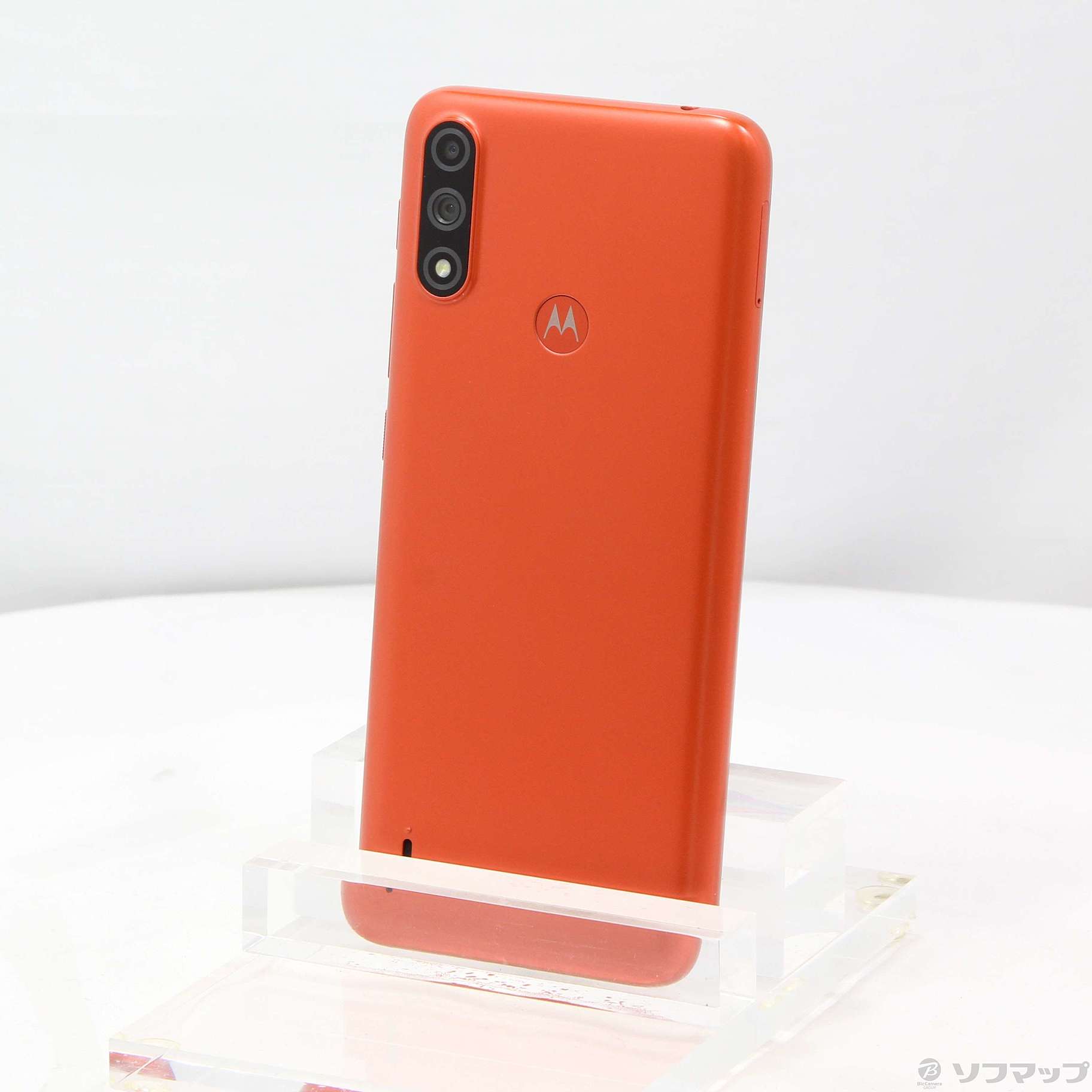 中古】moto e7 power 32GB コーラルレッド PAN40001JP SIMフリー