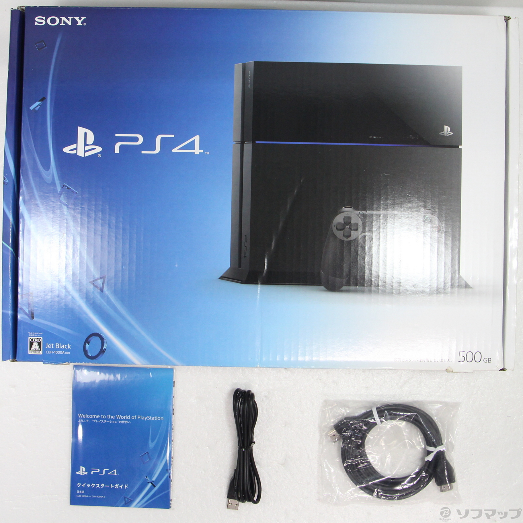 中古】PlayStation 4 ジェット・ブラック CUH-1000AB01 [2133046706730 ...