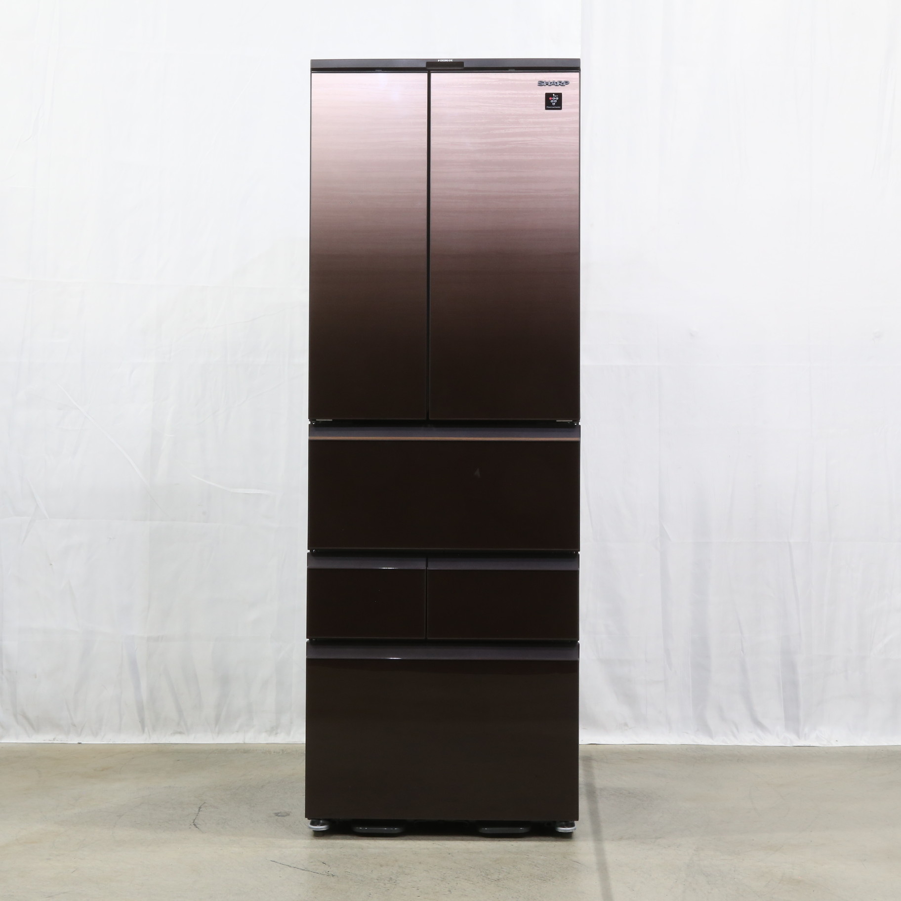 中古】〔展示品〕 冷蔵庫 グラデーションウッドブラウン SJ-GK50J-T 