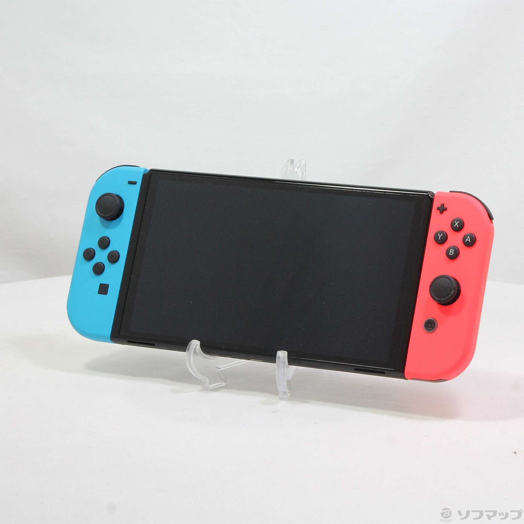 中古】Nintendo Switch 有機ELモデル Joy-Con(L) ネオンブルー／(R