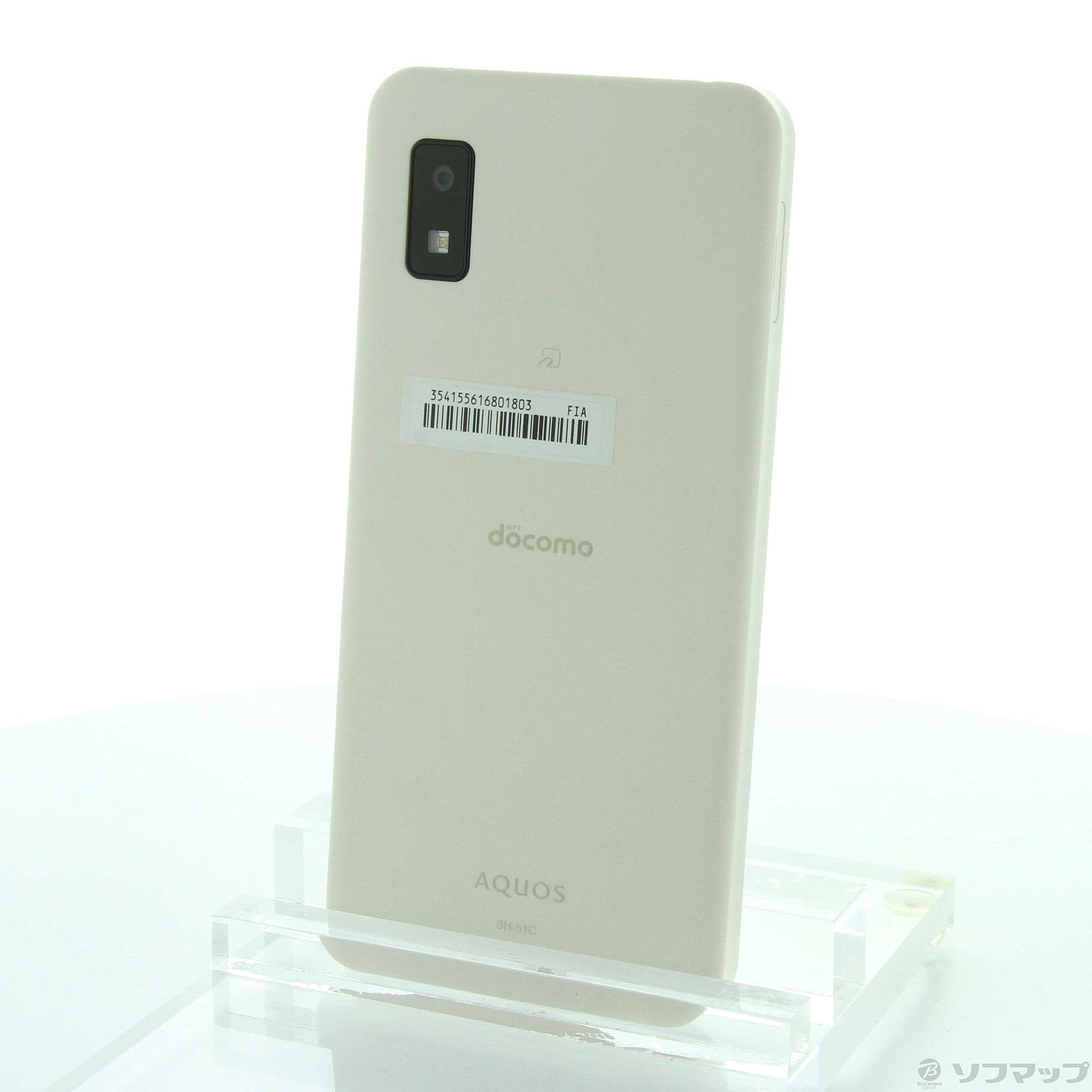 中古】AQUOS wish2 64GB ホワイト SH-51C docomoロック解除SIMフリー