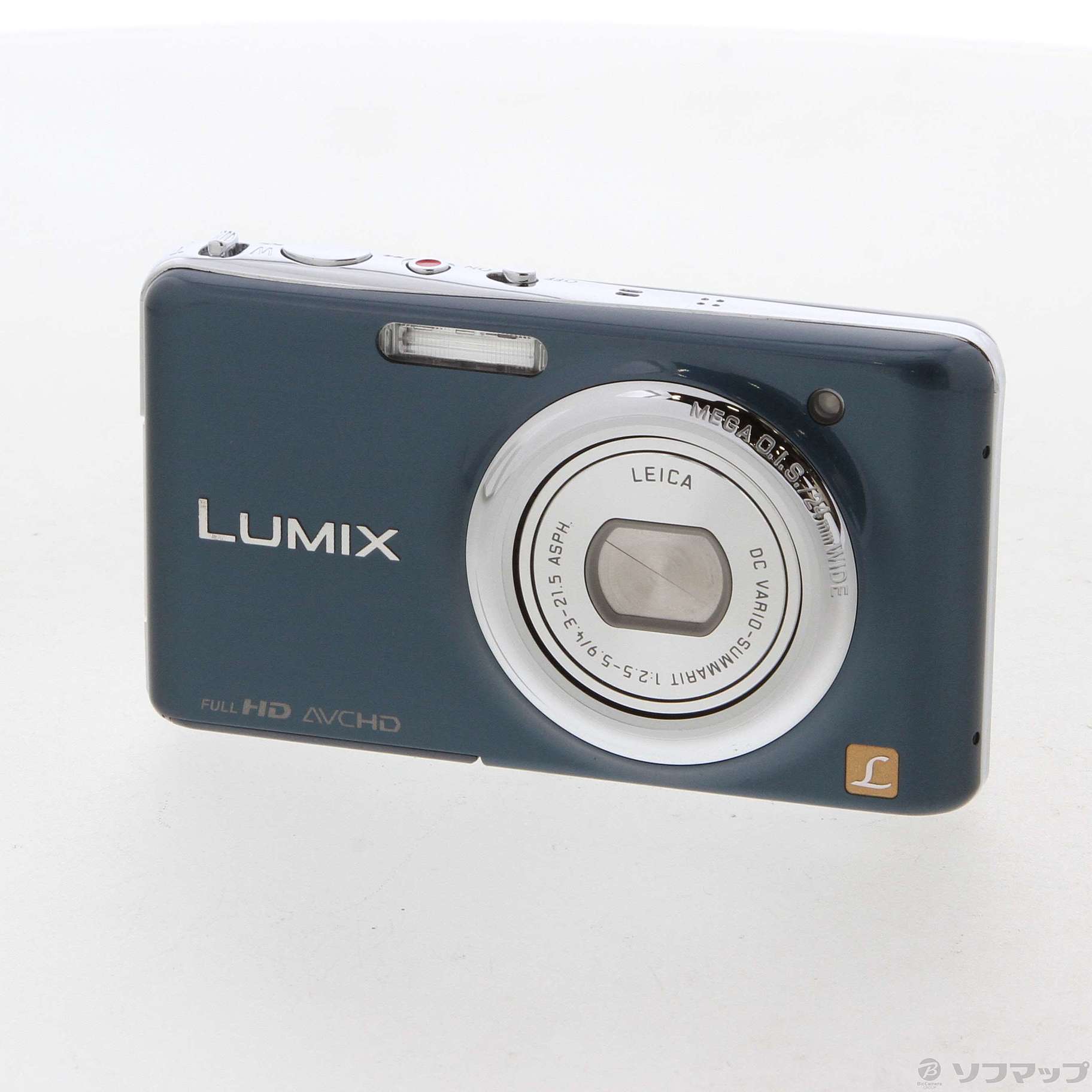 パナソニック デジタルカメラ LUMIX FX77 スエードブルー DMC-FX77-A 