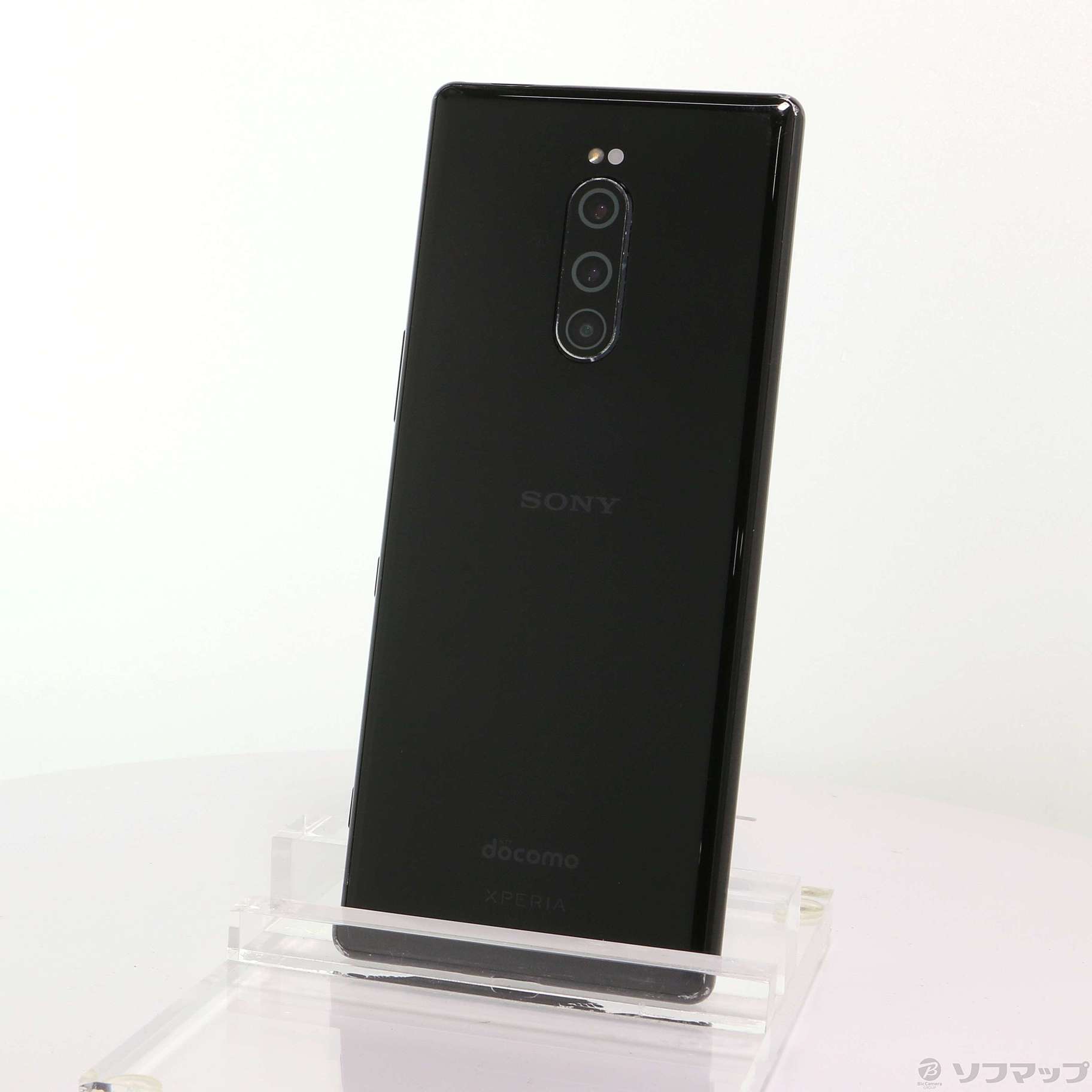 中古】Xperia 1 64GB ブラック SO-03L docomoロック解除SIMフリー