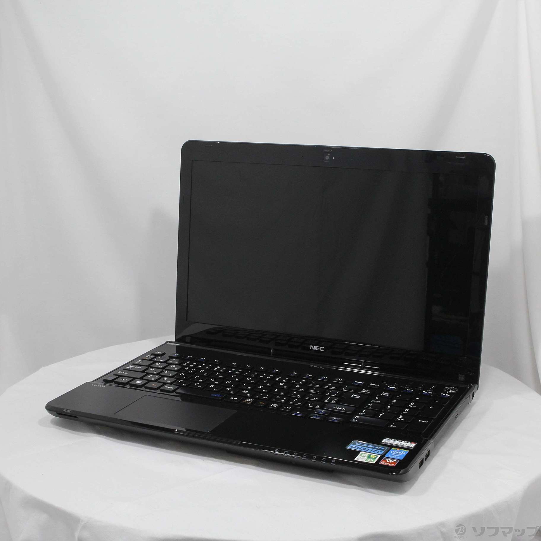 格安安心パソコン LaVie S PC-LS350SSB スターリーブラック ［Core i3 4000M  (2.4GHz)／4GB／HDD750GB／15.6インチワイド］