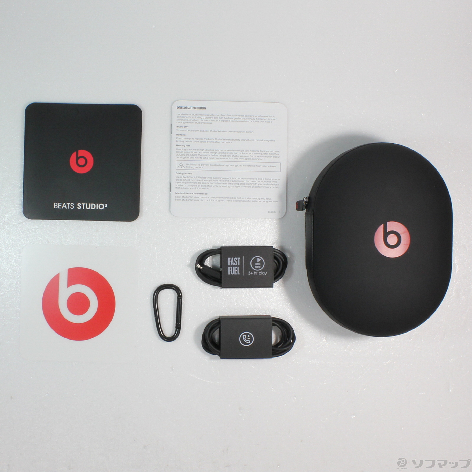 中古】Beats Studio3 Wireless マットブラック MX3X2PA／A [2133046768806] -  リコレ！|ビックカメラグループ ソフマップの中古通販サイト