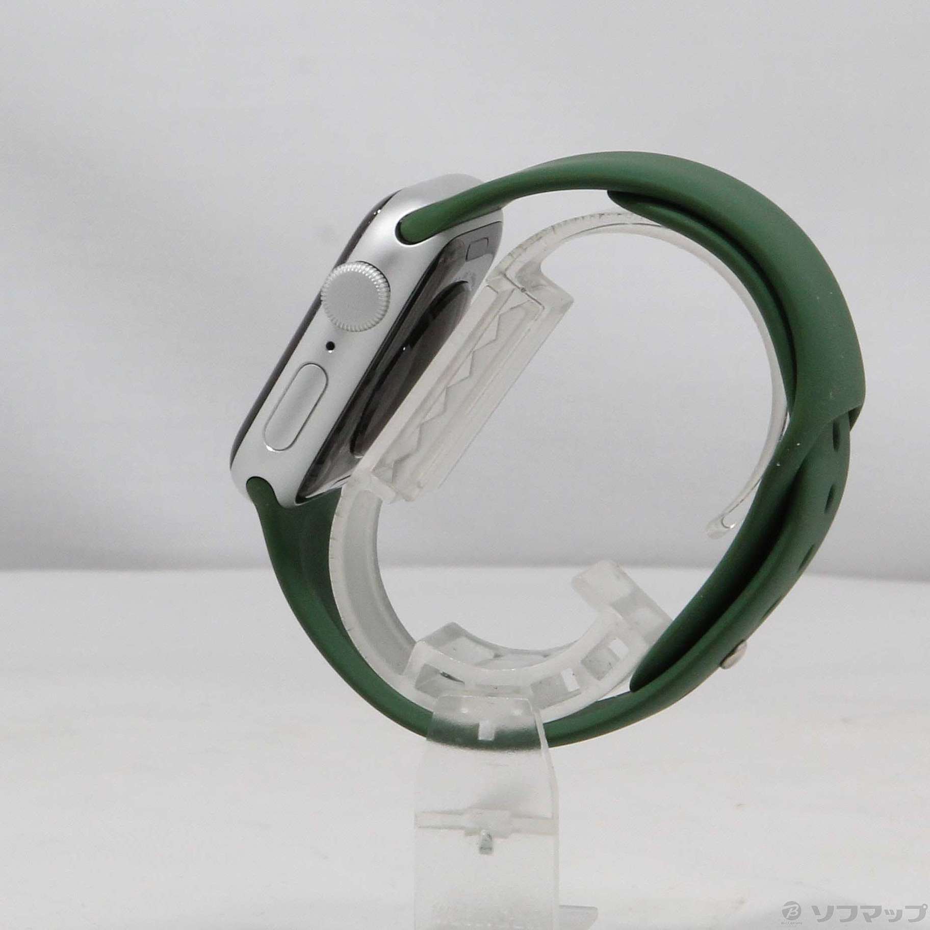 Apple Watch SE 40mm シルバーアルミニウム グリーンバンド-