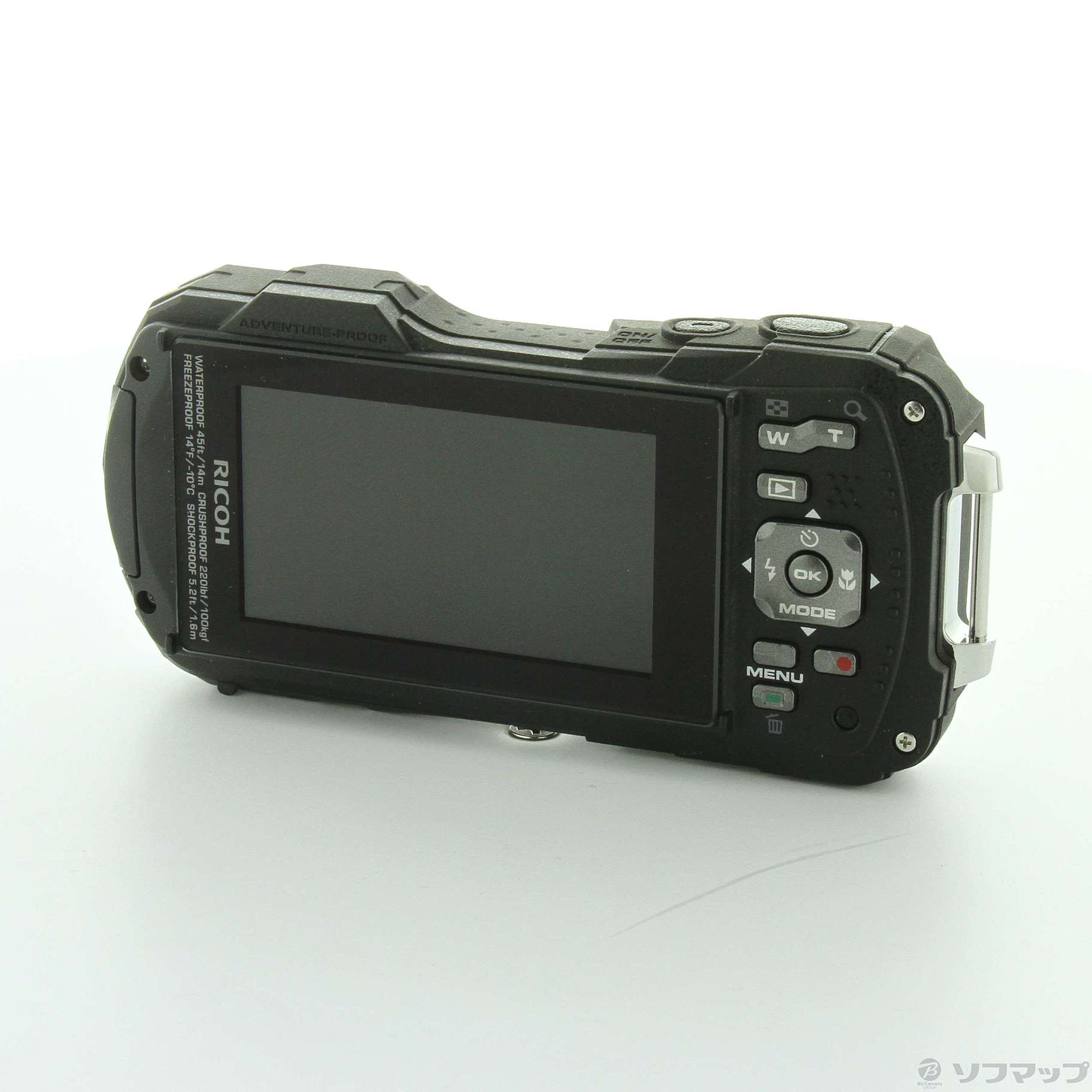 在庫あり　リコー デジカメ WG-70 ブラック 防水 耐衝撃 防塵 耐寒 アウトドア デジタルカメラ 1600万画素 LED ISO 6400 RICOH