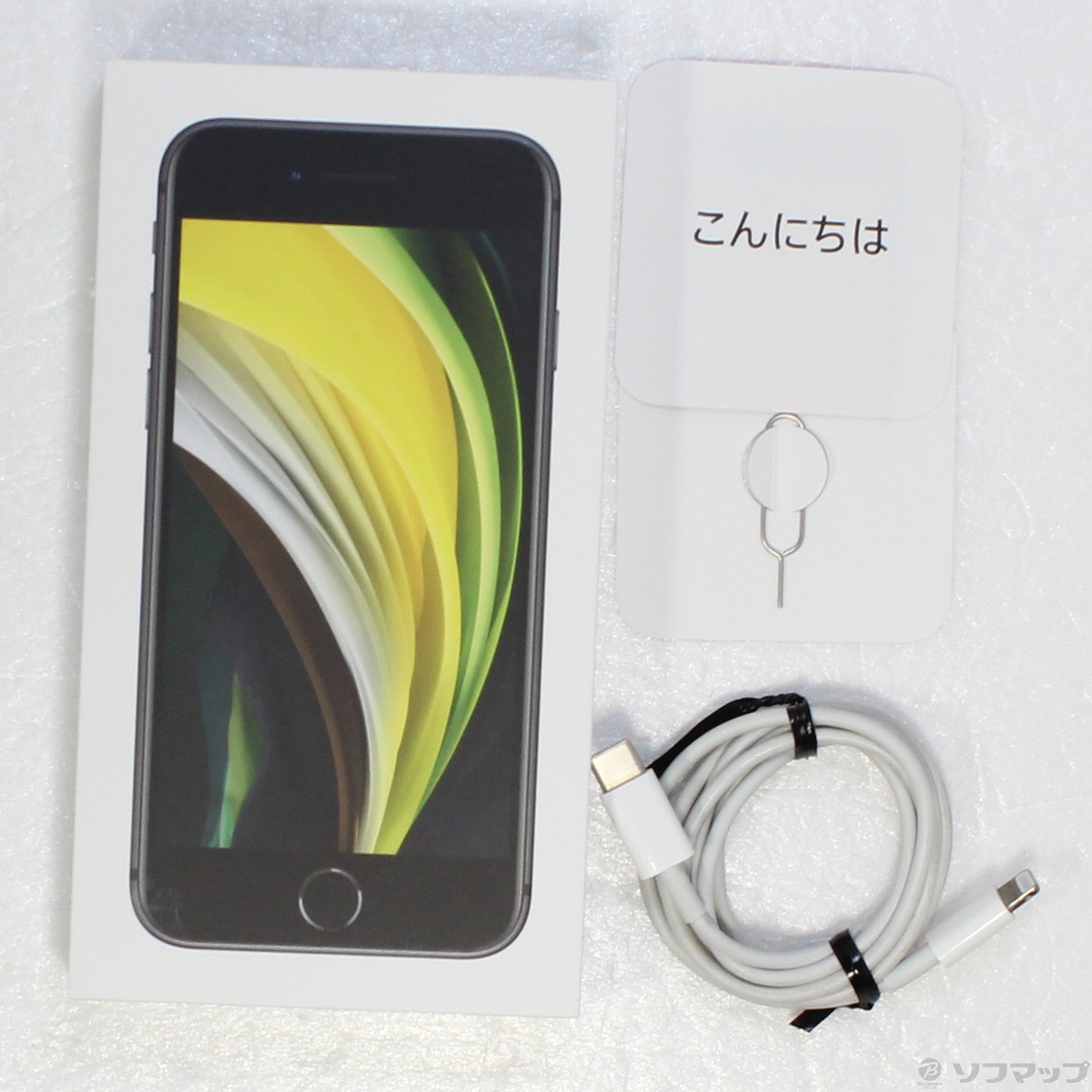 中古】iPhone SE 第2世代 128GB ブラック MHGT3J／A SIMフリー