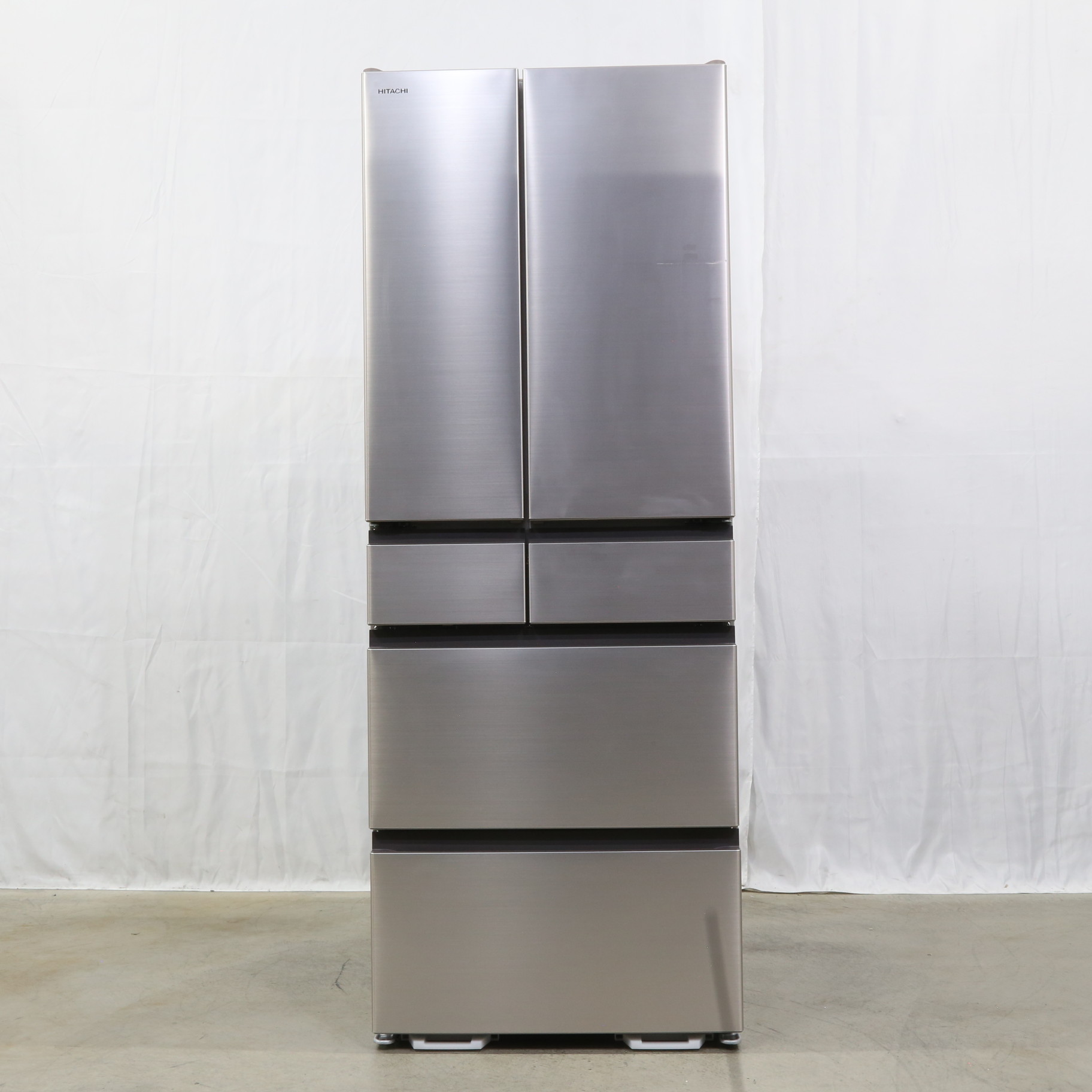 日立 HITACHI ハーモニーシャンパン R-HW62S-N 中古】〔展示品〕 冷蔵庫 HWタイプ ハーモニーシャンパン R
