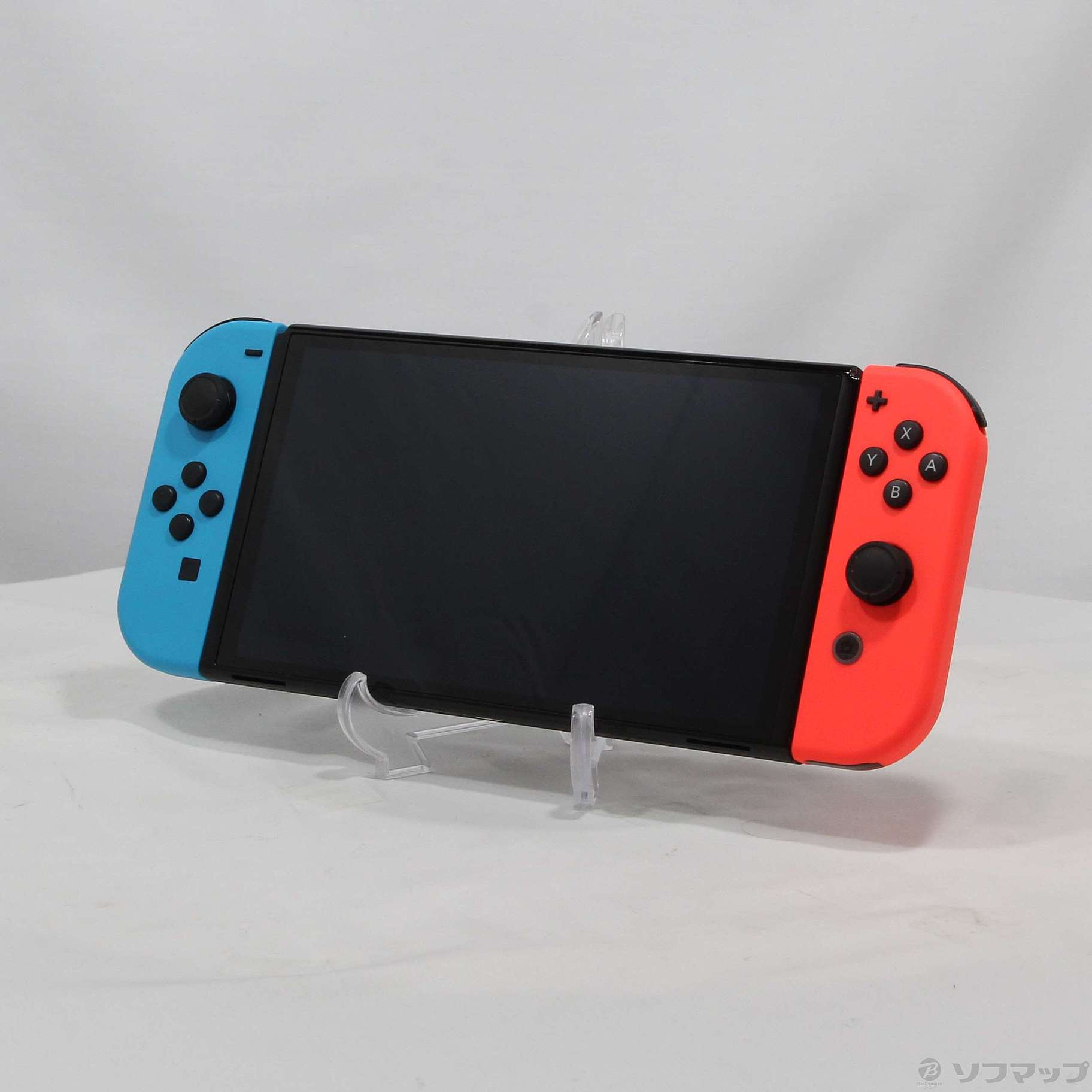 中古】Nintendo Switch 有機ELモデル Joy-Con(L) ネオンブルー／(R
