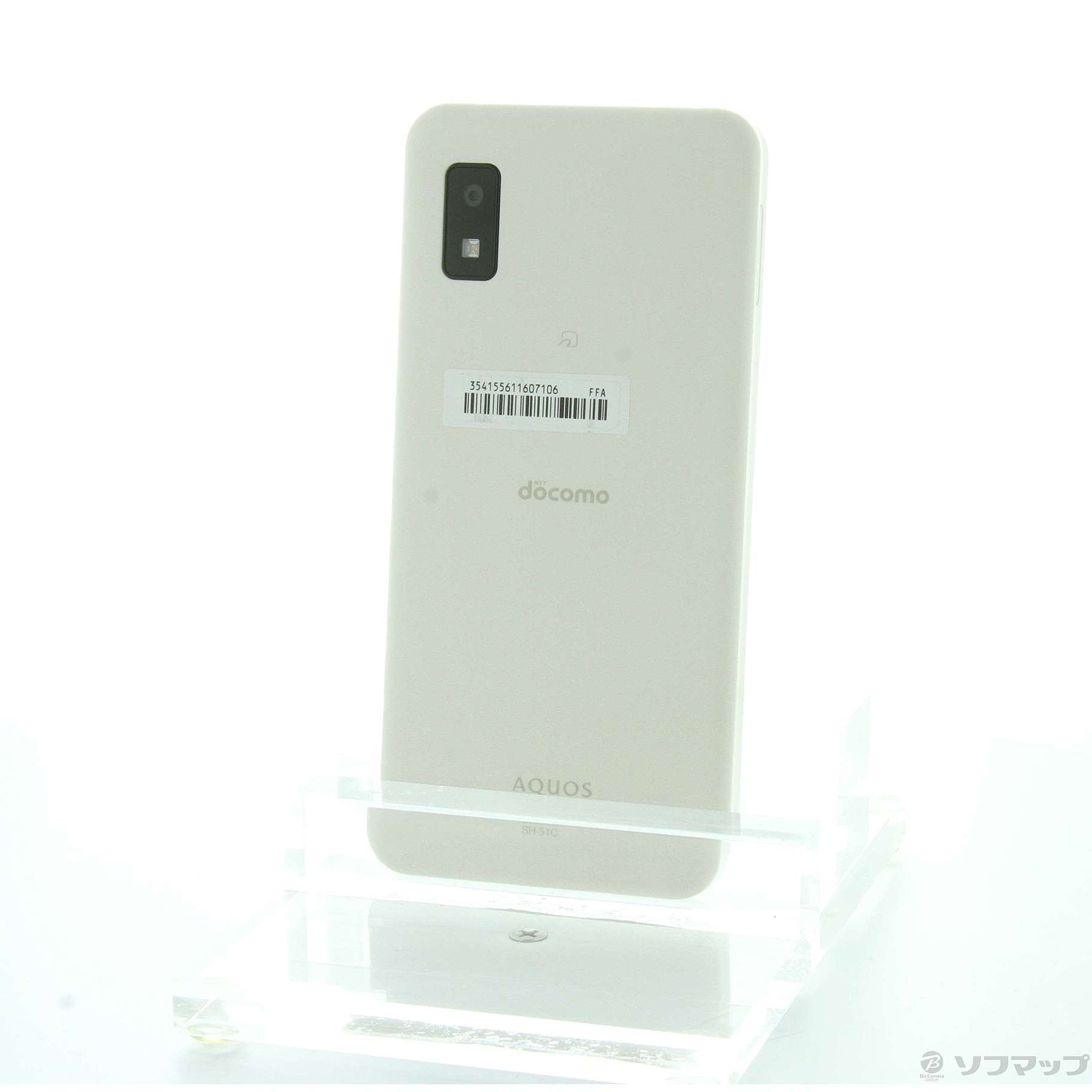 中古】AQUOS wish2 64GB ホワイト SH-51C docomoロック解除SIMフリー